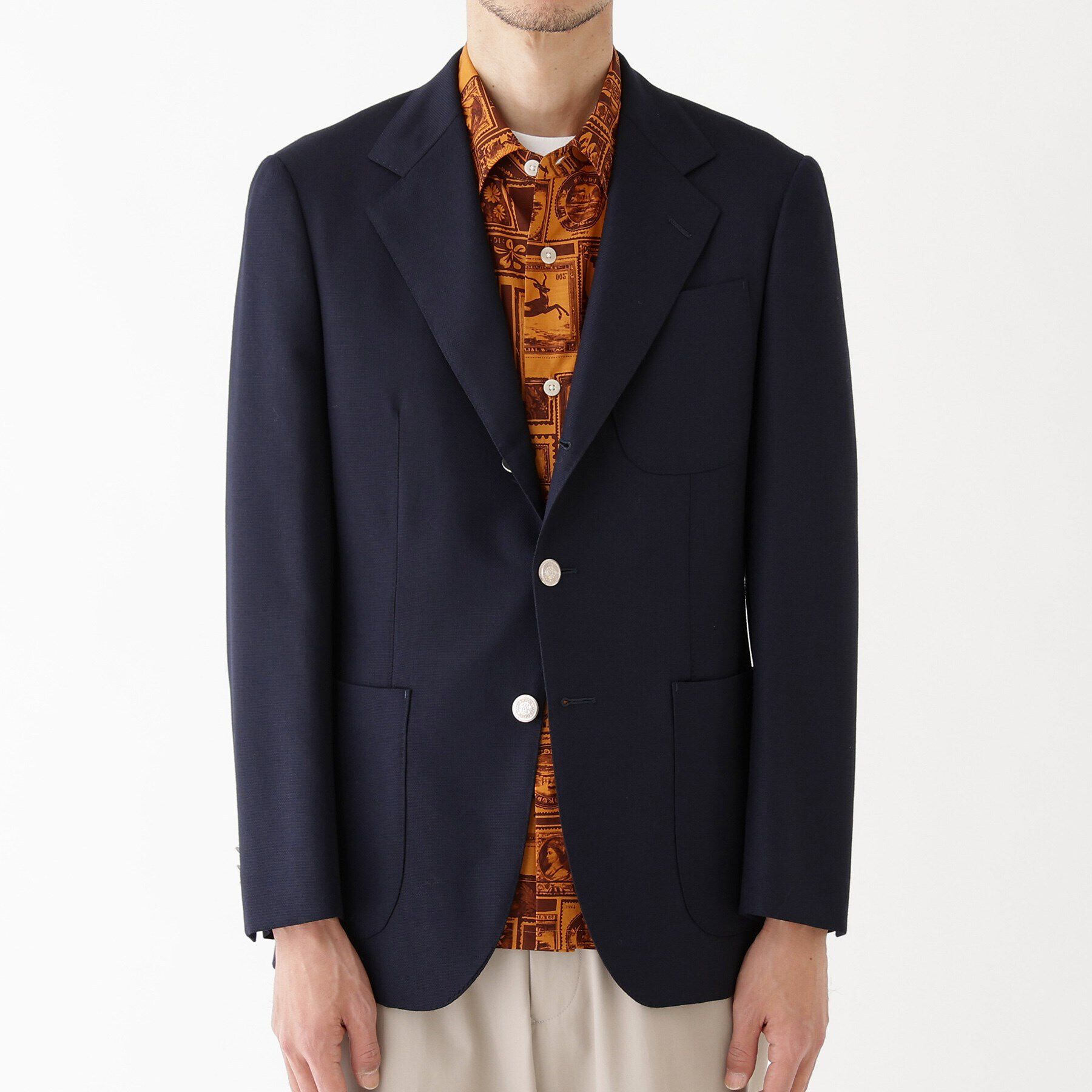 TAKEO KIKUCHI「【THE FLAGSHIP】ウールモヘヤ メッシュ ジャケット」|テーラードジャケット|