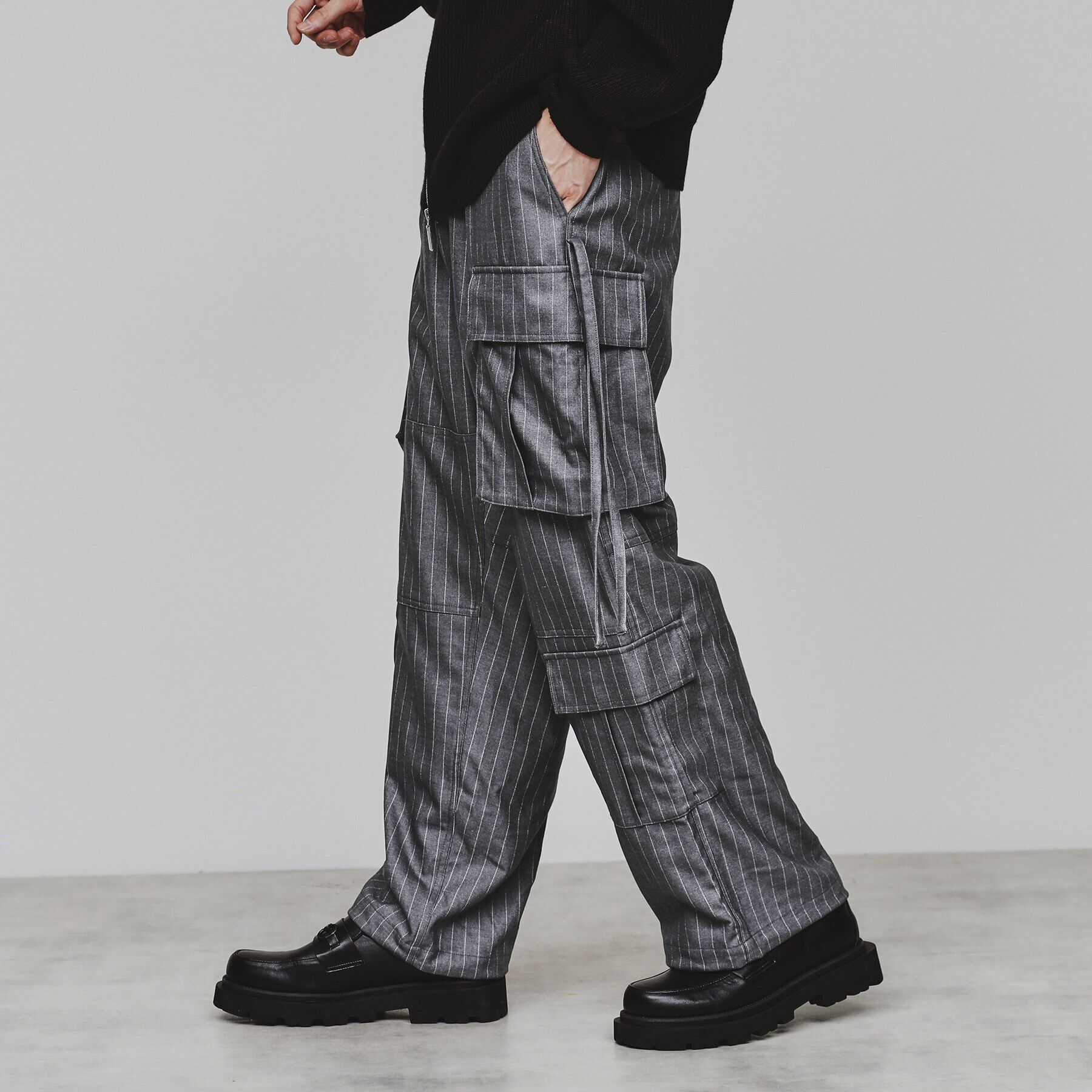 tk.TAKEO KIKUCHI「起毛テクニカルカーゴパンツ」|その他|グレー(312)