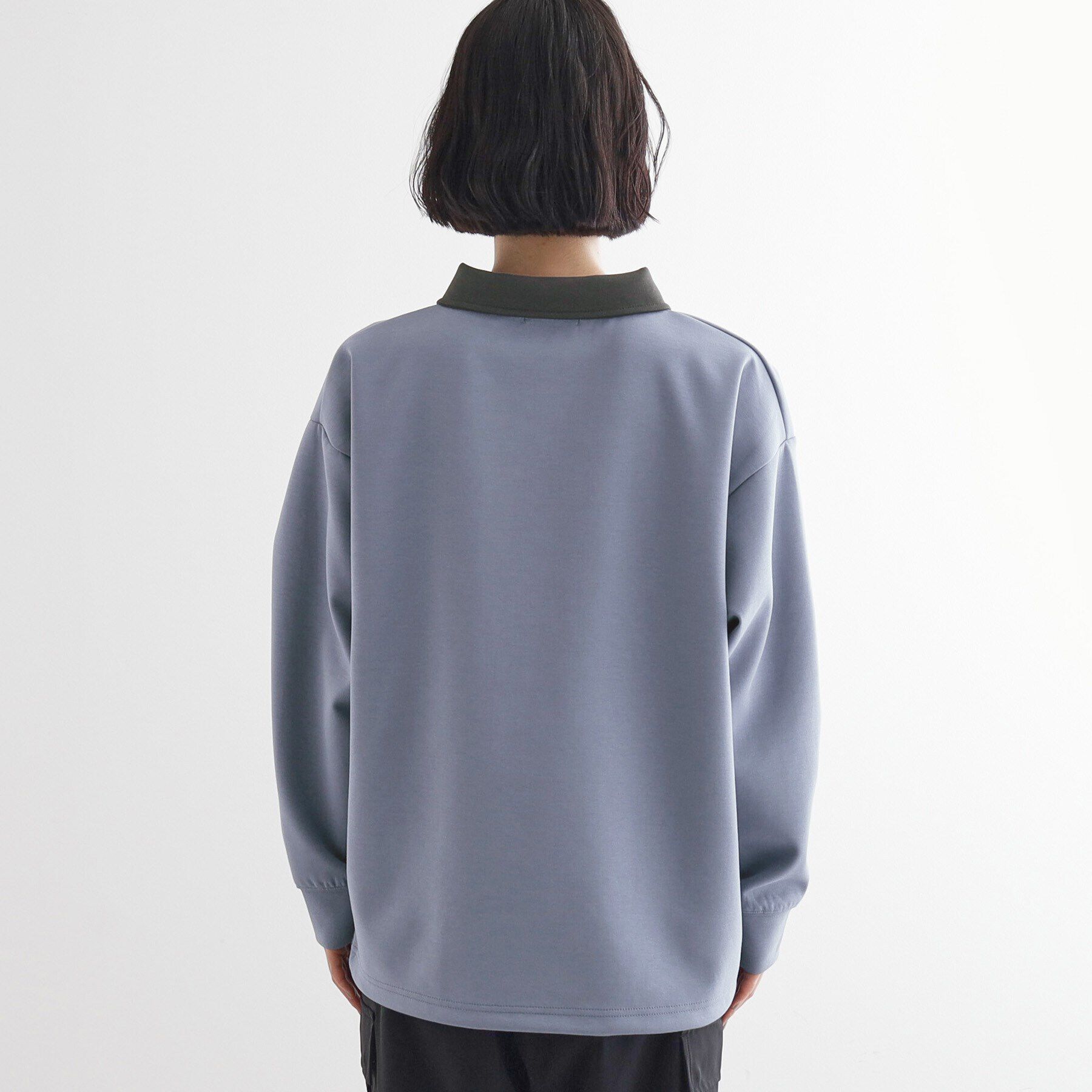 tk.TAKEO KIKUCHI「ハーフジップポロカットソー」|Tシャツ・カットソー|