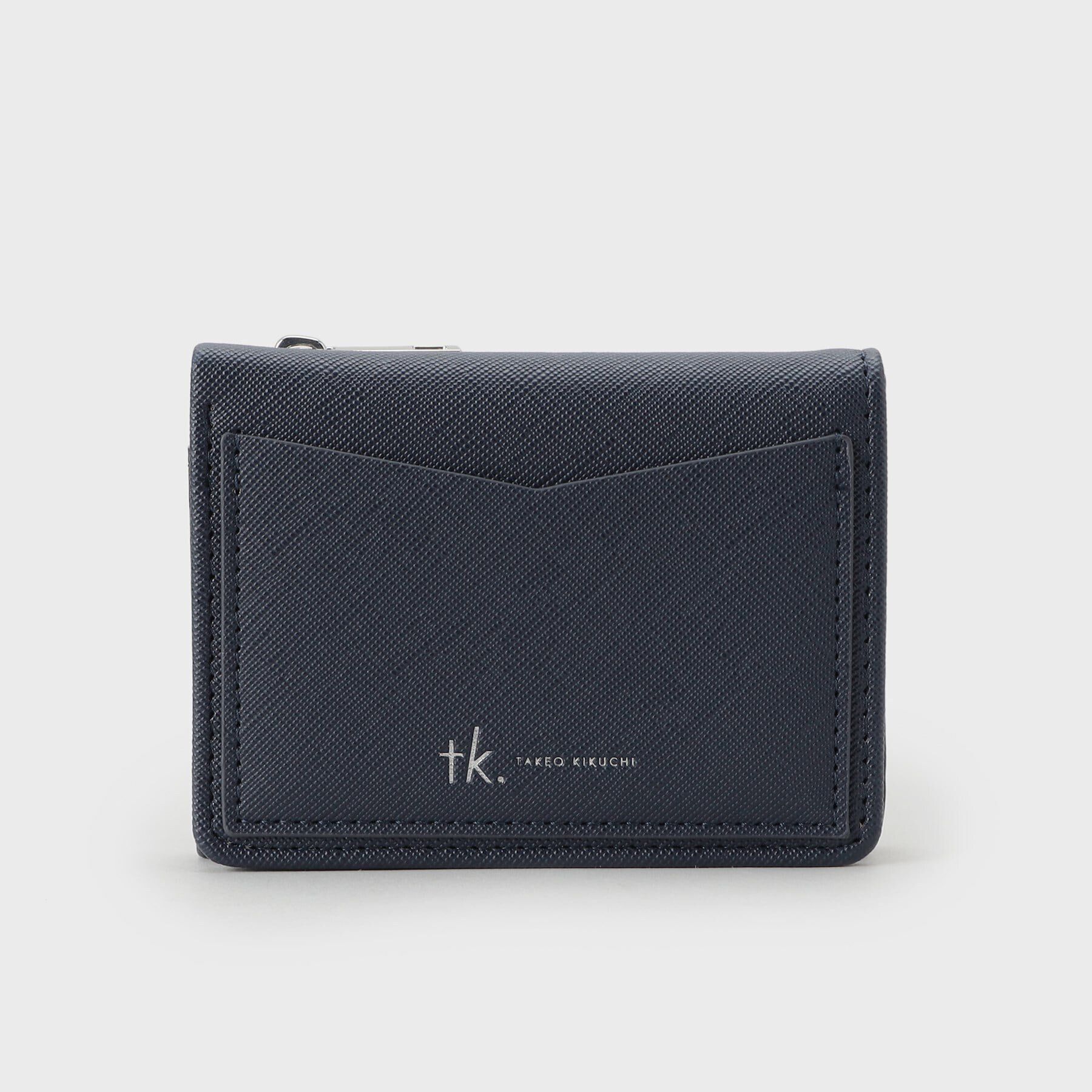 tk.TAKEO KIKUCHI「ジップコインケース＋ミニ三つ折りウォレット」|財布|ネイビー(094)