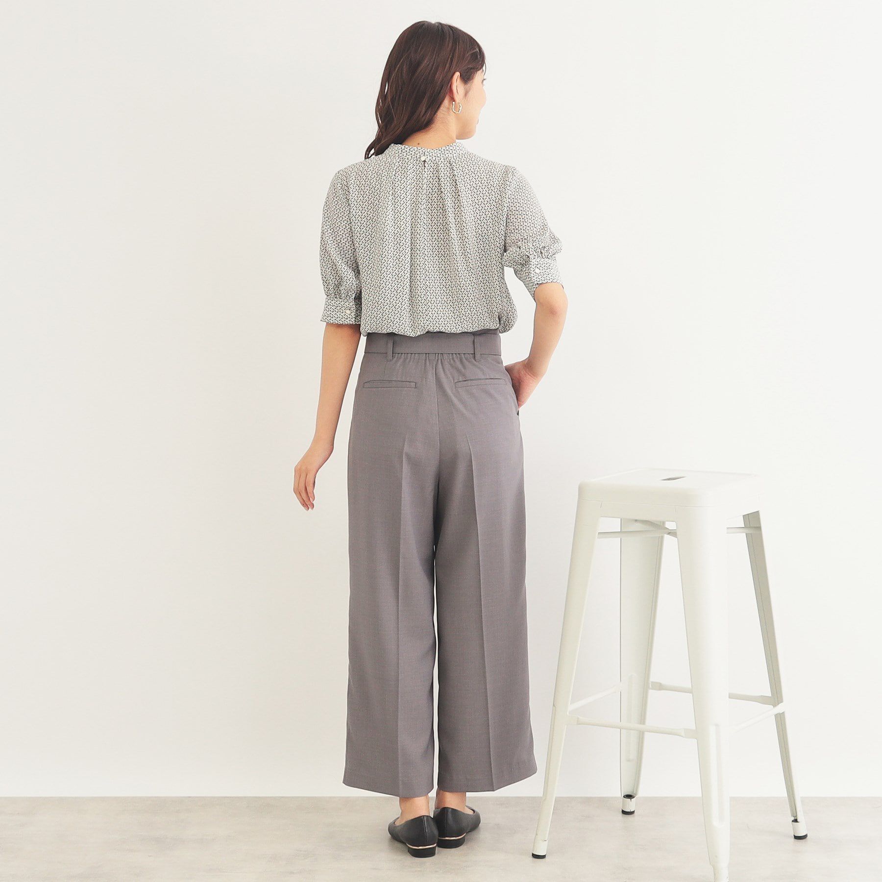 index「アシメボウタイブラウス【洗濯機洗い可/イージーアイロン】」|シャツ・ブラウス|