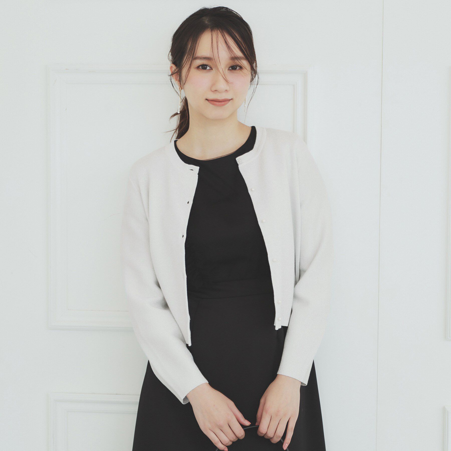 index「ラメビジューカーディガン【洗濯機洗い可】」|カーディガン|