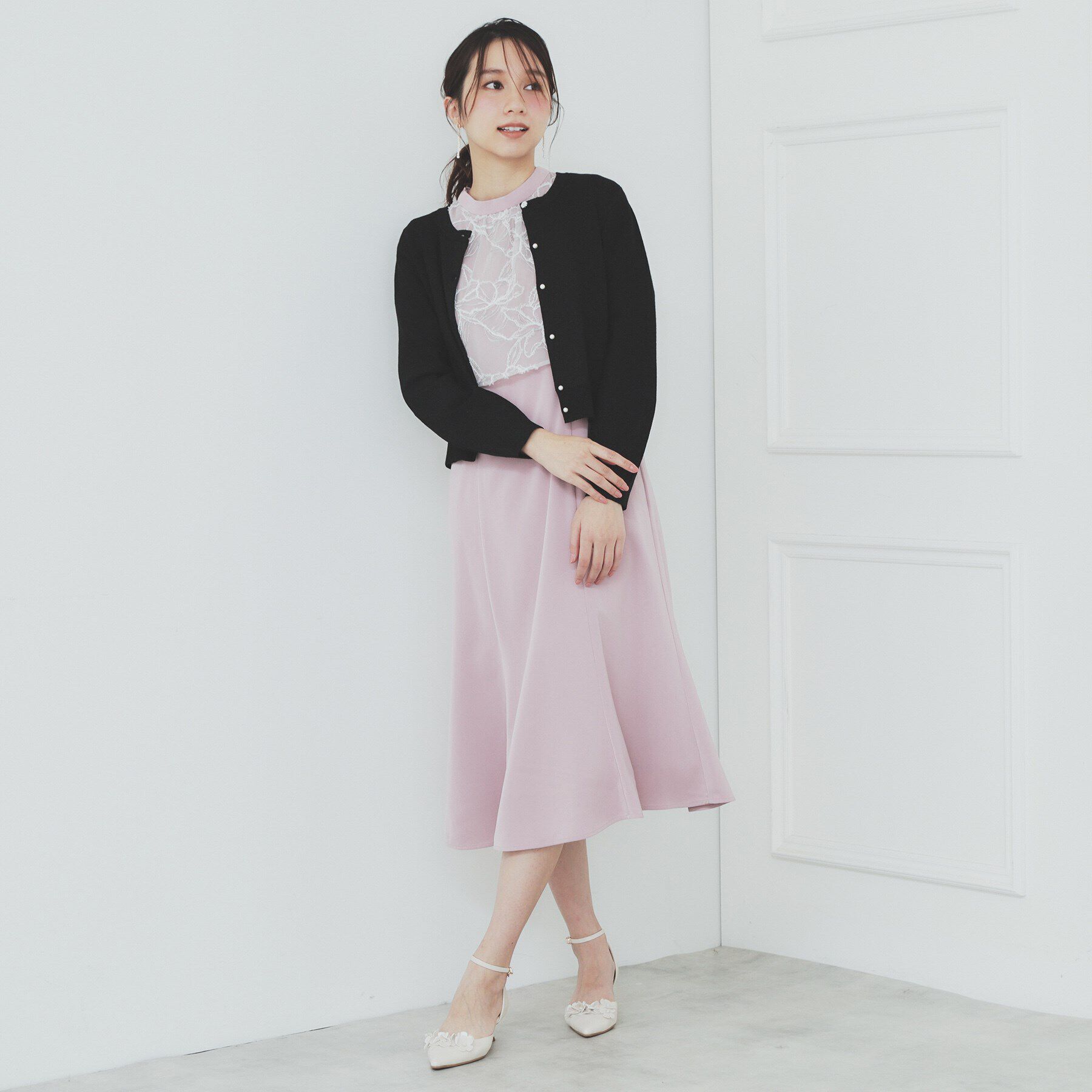 index「ラメビジューカーディガン【洗濯機洗い可】」|カーディガン|