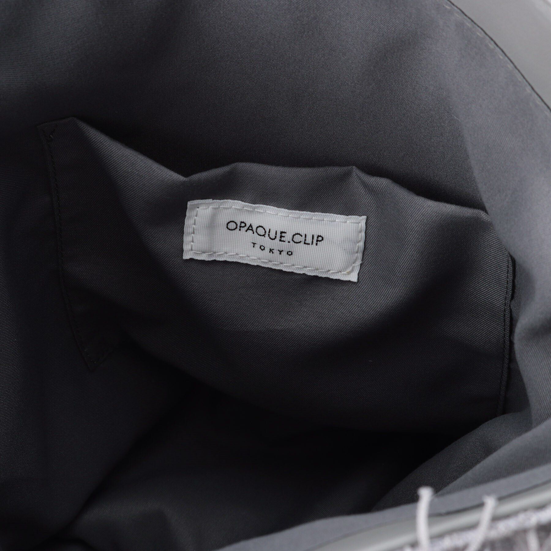 OPAQUE.CLIP「【A4サイズ対応】フリンジデザインフラットトートバッグ」|トートバッグ|