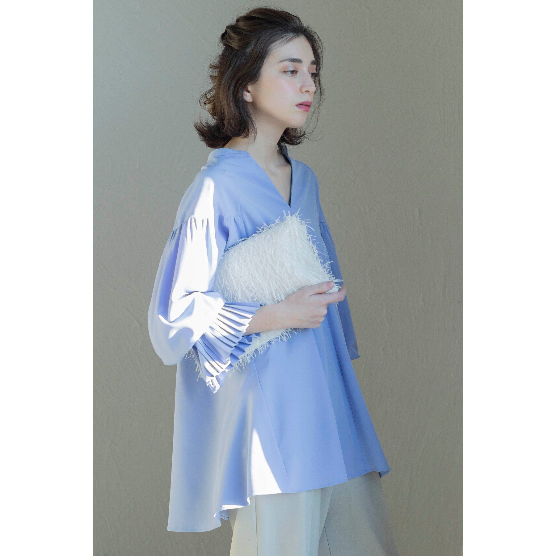 OPAQUE.CLIP「【A4サイズ対応】フリンジデザインフラットトートバッグ」|トートバッグ|