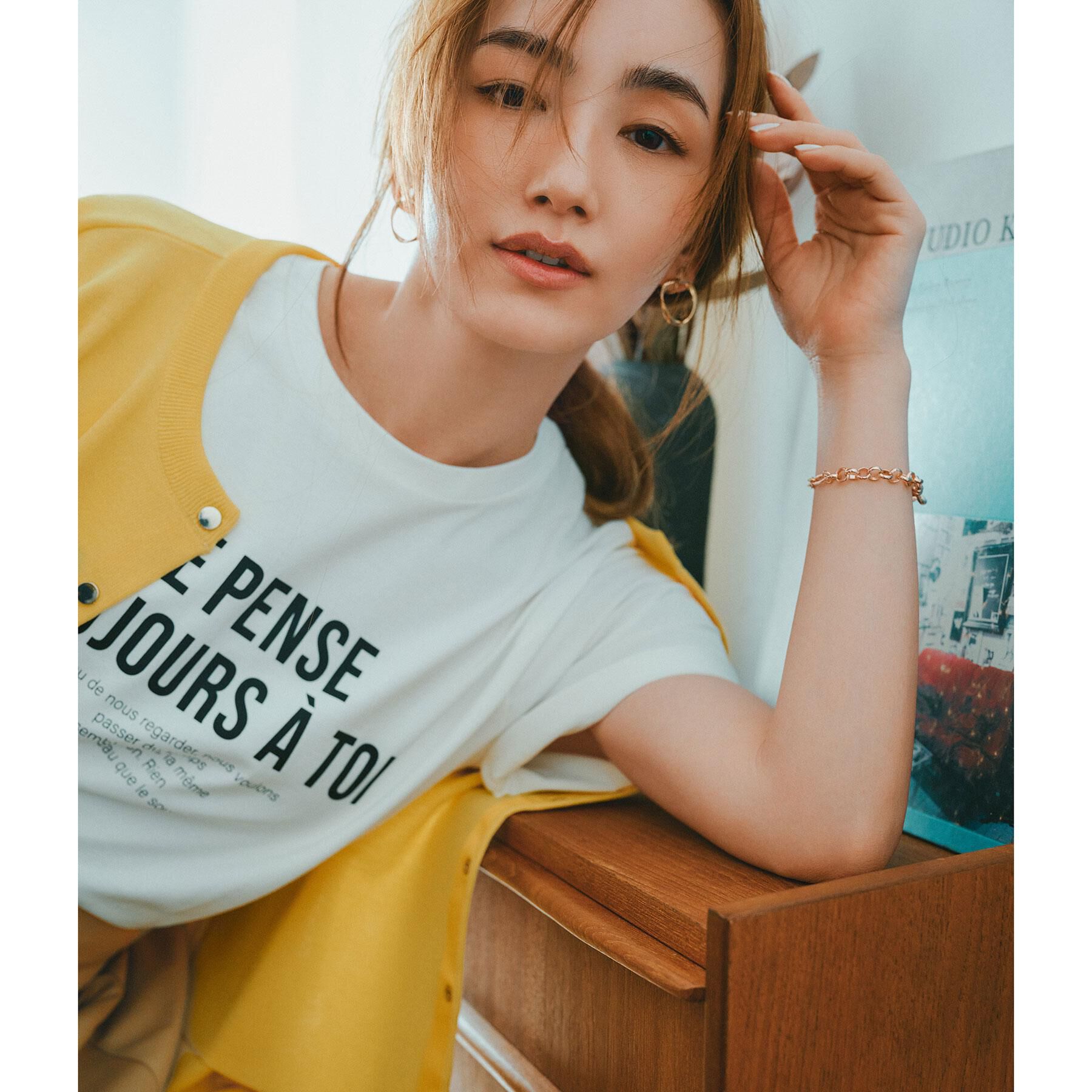 OPAQUE.CLIP「アソートロゴTシャツ【洗濯機洗い可】」|Tシャツ・カットソー|