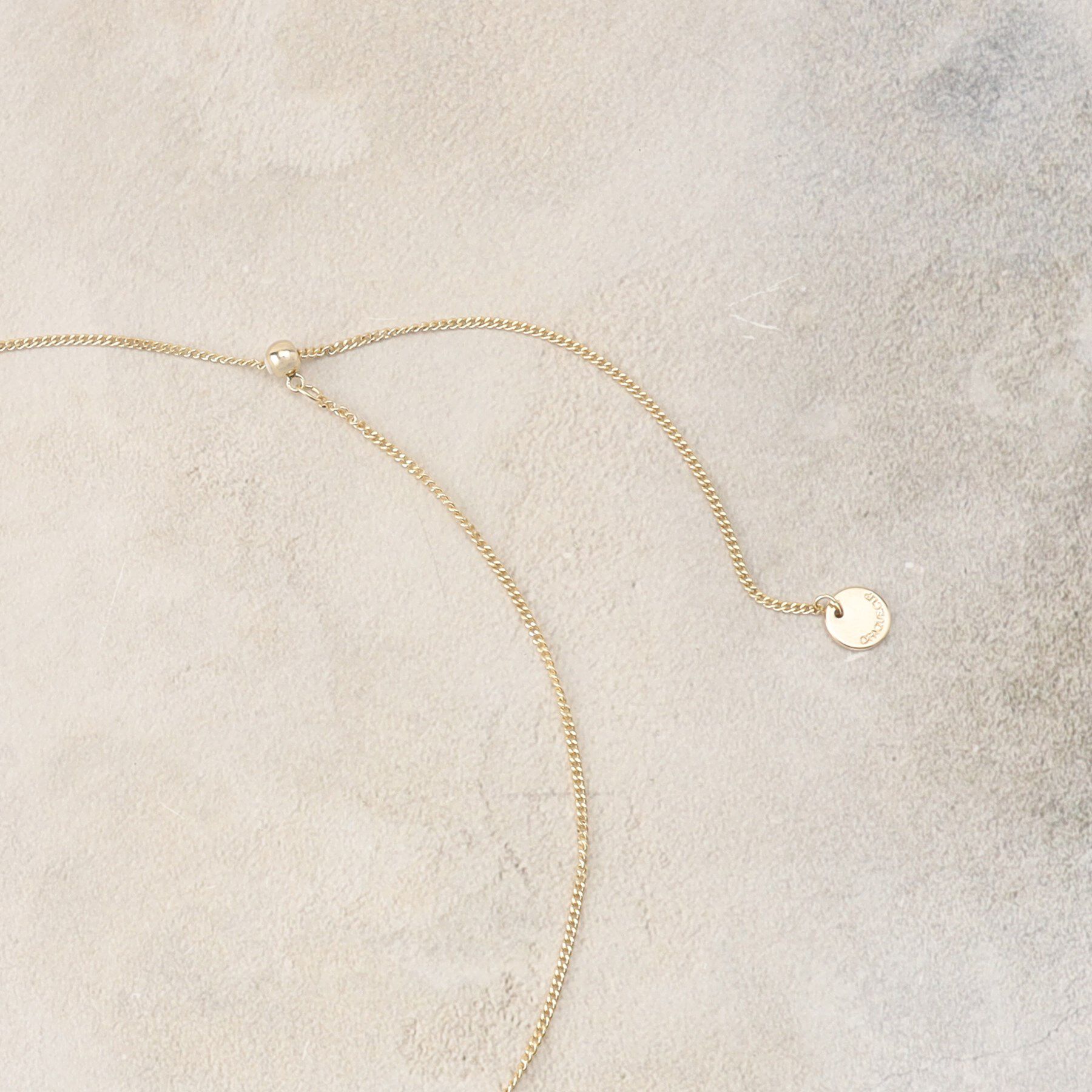 OPAQUE.CLIP「ニュアンスメタルリングネックレス」|ネックレス|