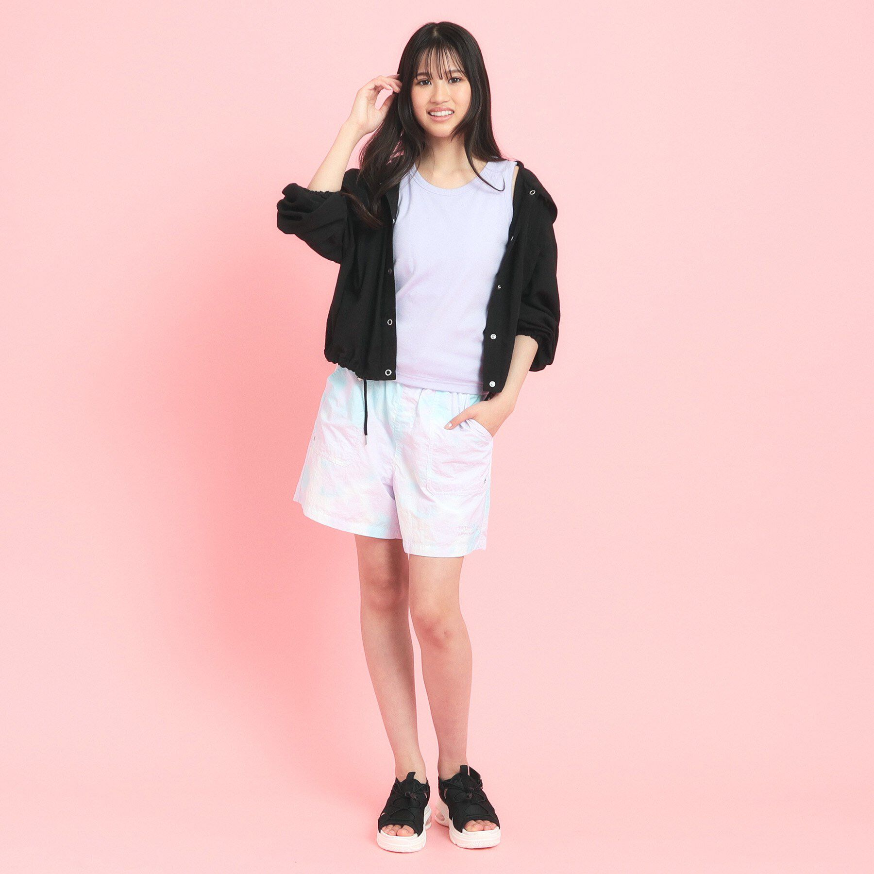 PINK-latte「エアー入りサンダル」|サンダル|