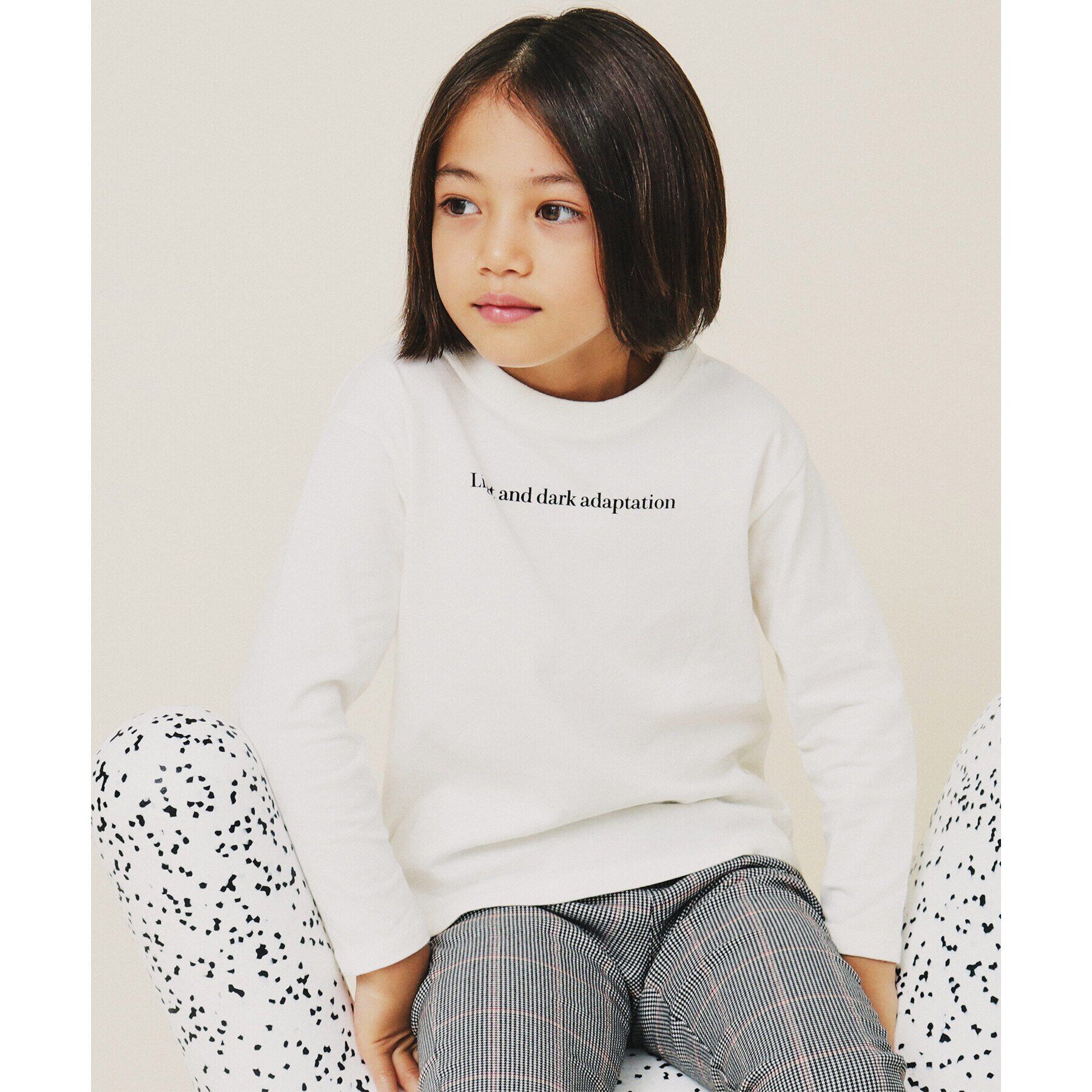 THE SHOP TK「【110－160/親子リンク】オーガビッツコットンプリントTシャツ/洗濯機OK」|Tシャツ・カットソー|