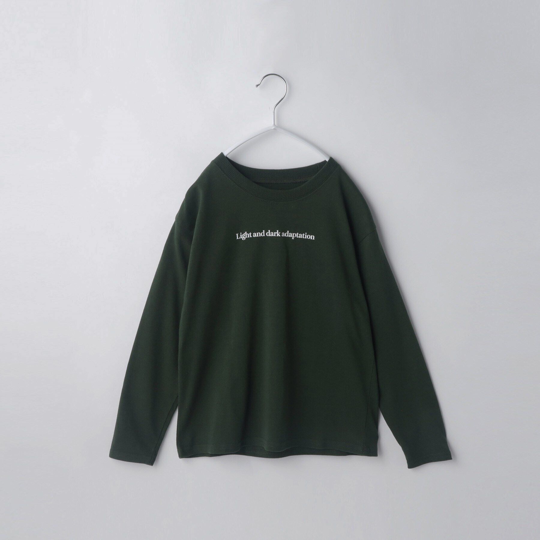 THE SHOP TK「【110－160/親子リンク】オーガビッツコットンプリントTシャツ/洗濯機OK」|Tシャツ・カットソー|グリーン(122)