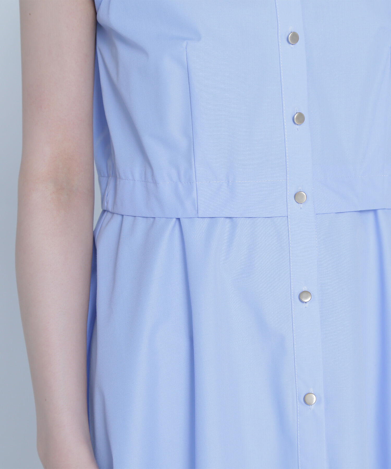  「タックパフシャツワンピース」|ワンピース|