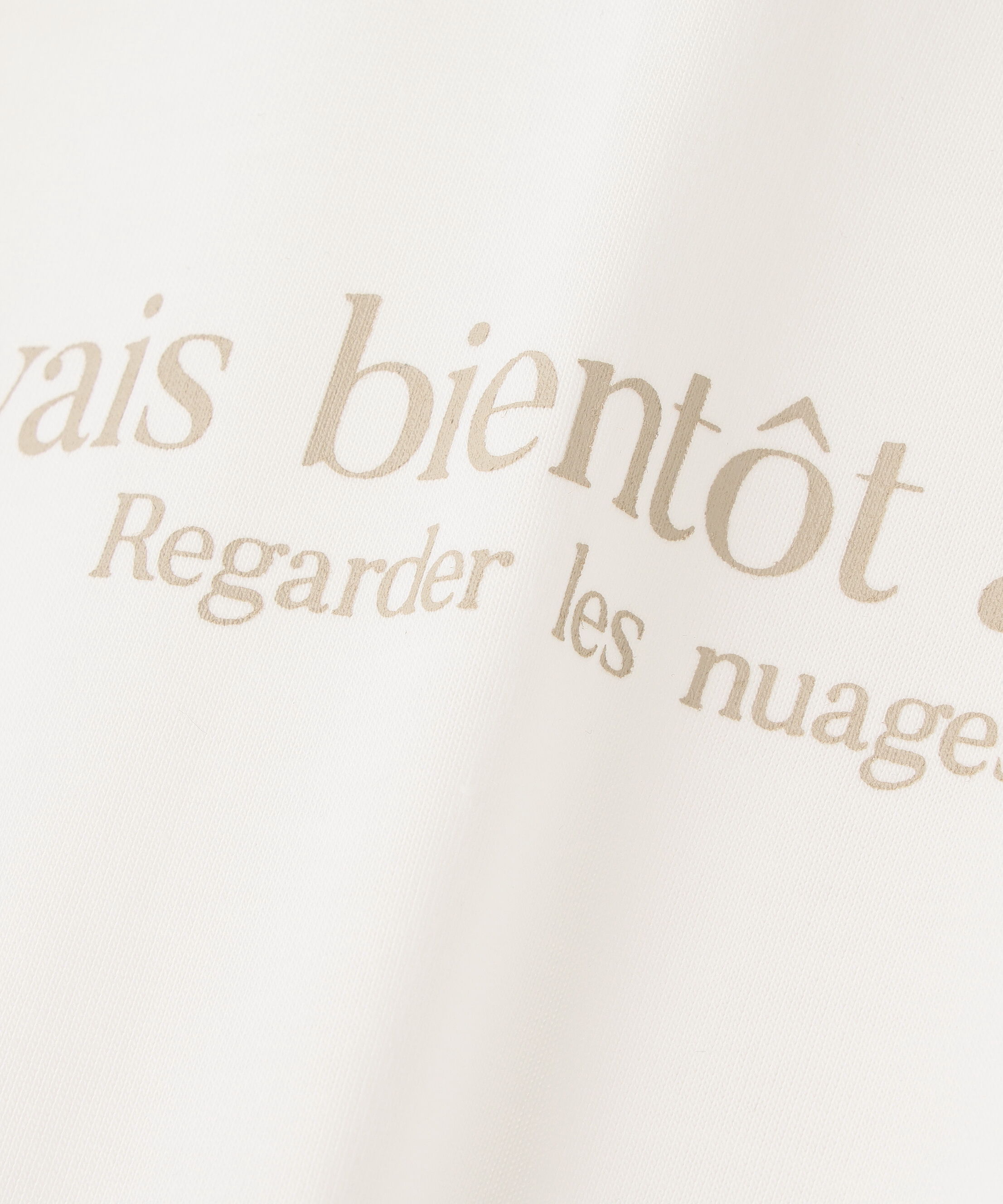  「フレアスリーブロゴTシャツ」|Tシャツ・カットソー|