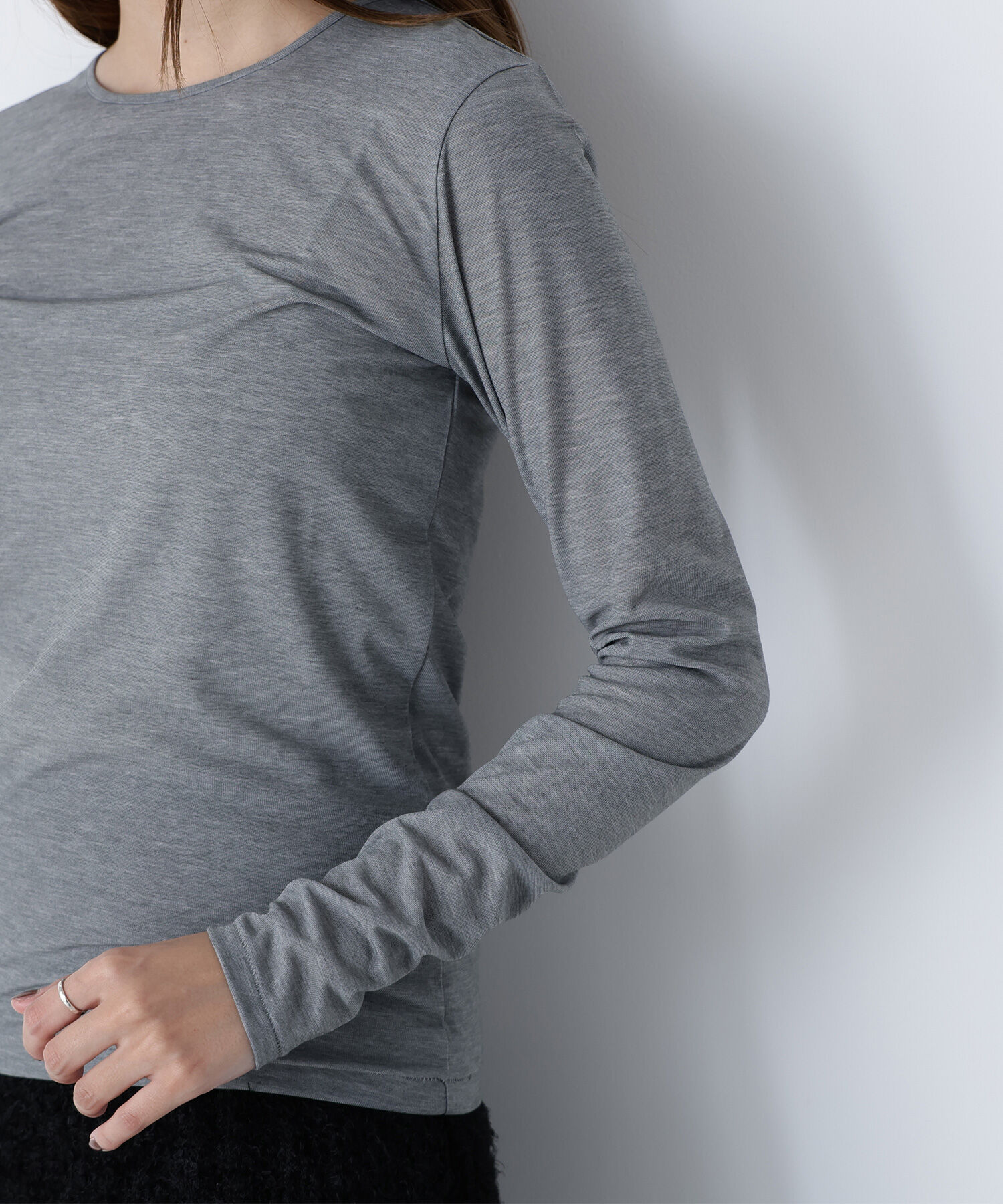  「シアーカットソーシリーズ クルーネック」|Tシャツ・カットソー|