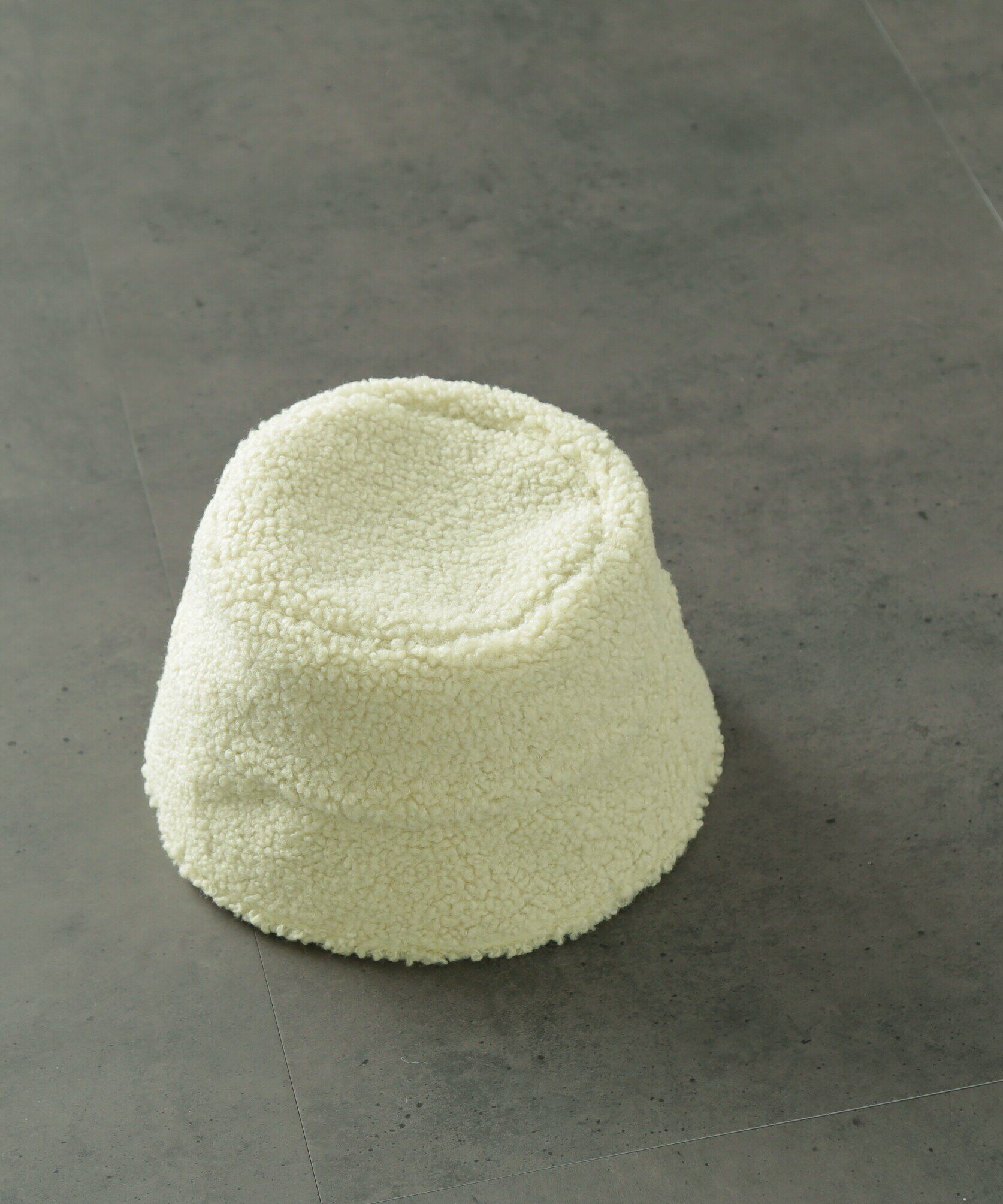  「ボアダウンブリムハット」|ソックス|ライム