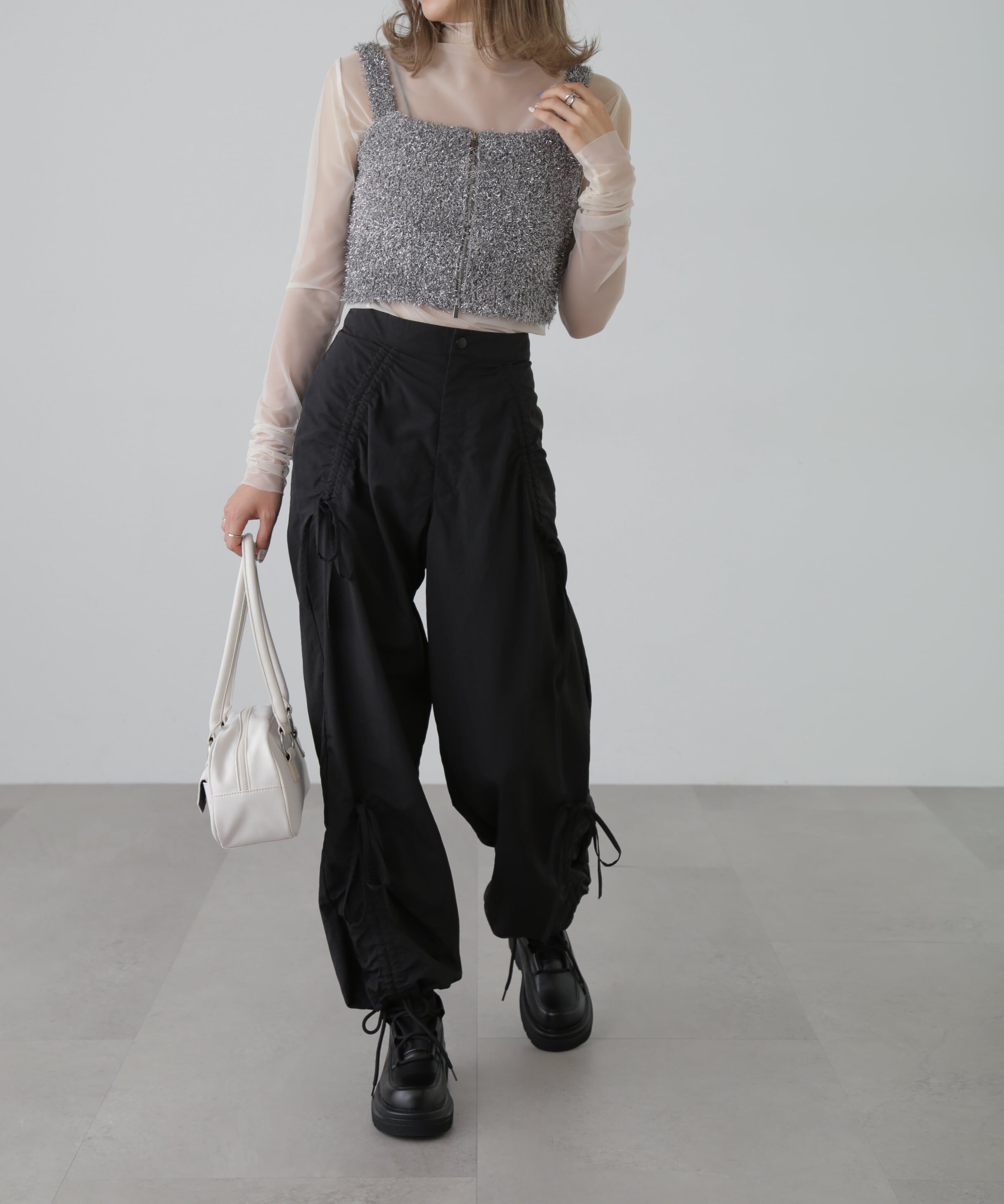  「リボンドロストパンツ」|その他|