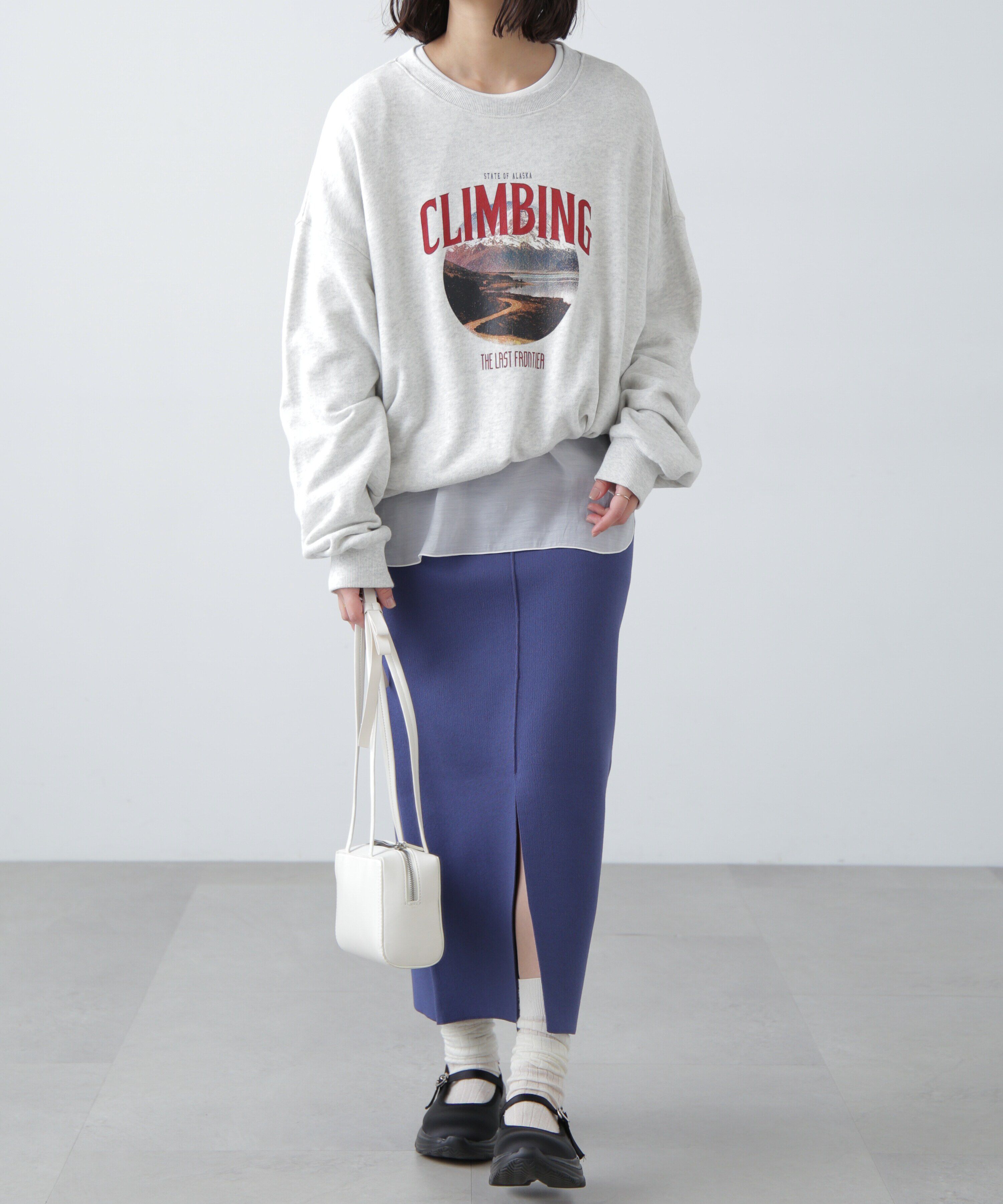  「マウンテンプリントビッグスウェット」|Tシャツ・カットソー|