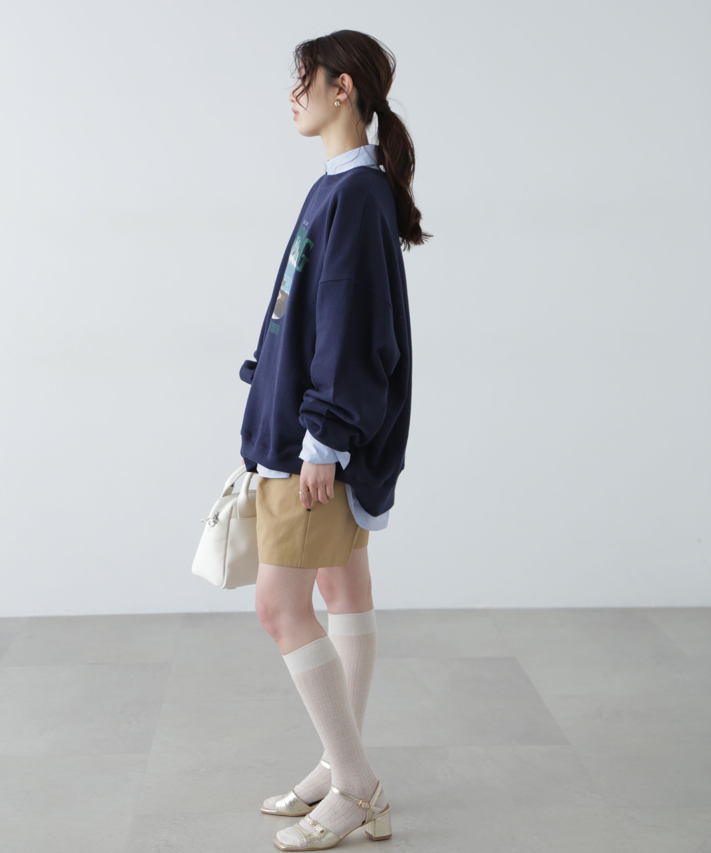  「マウンテンプリントビッグスウェット」|Tシャツ・カットソー|