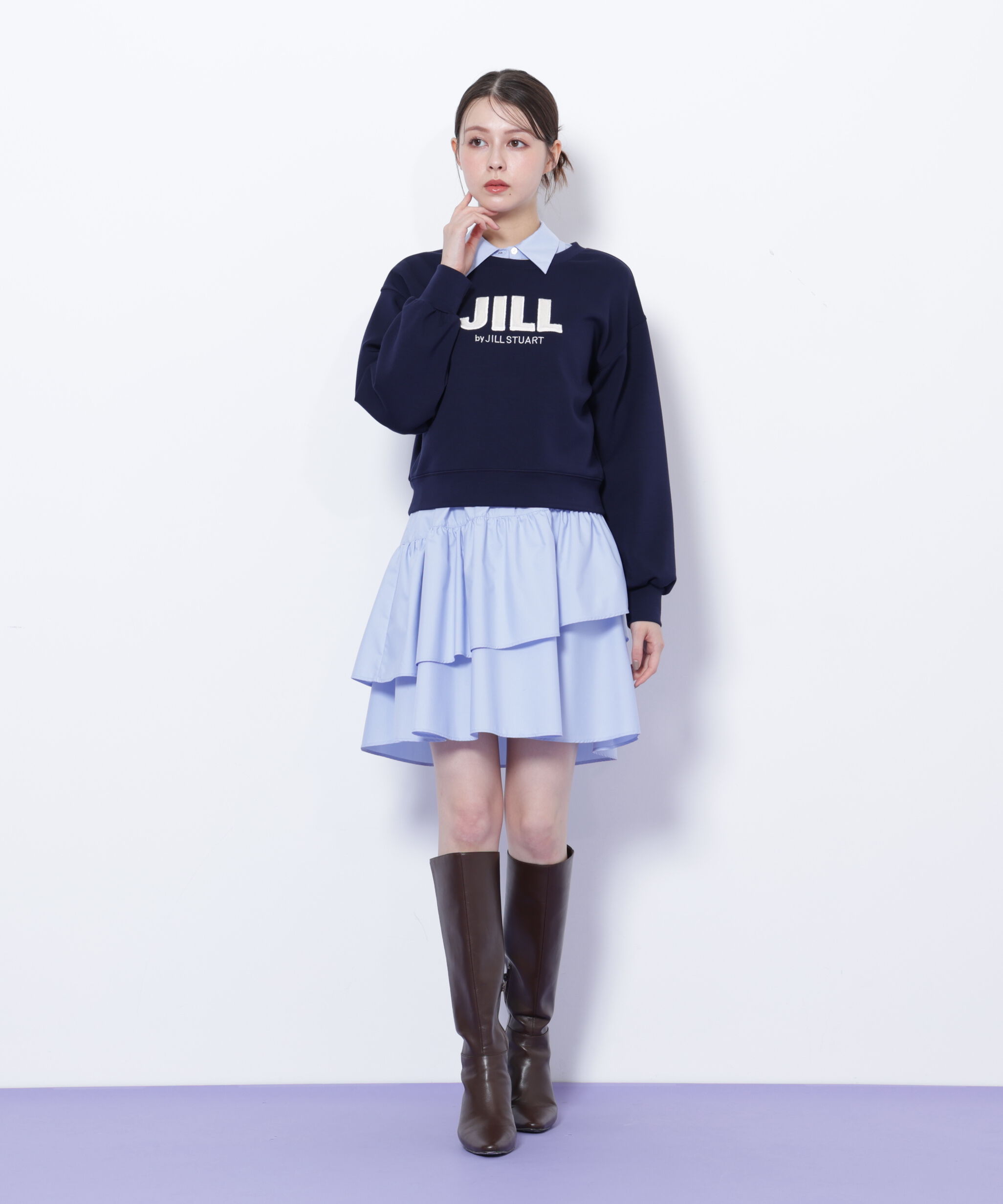  「フェイクファーロゴダイバースウェット」|Tシャツ・カットソー|