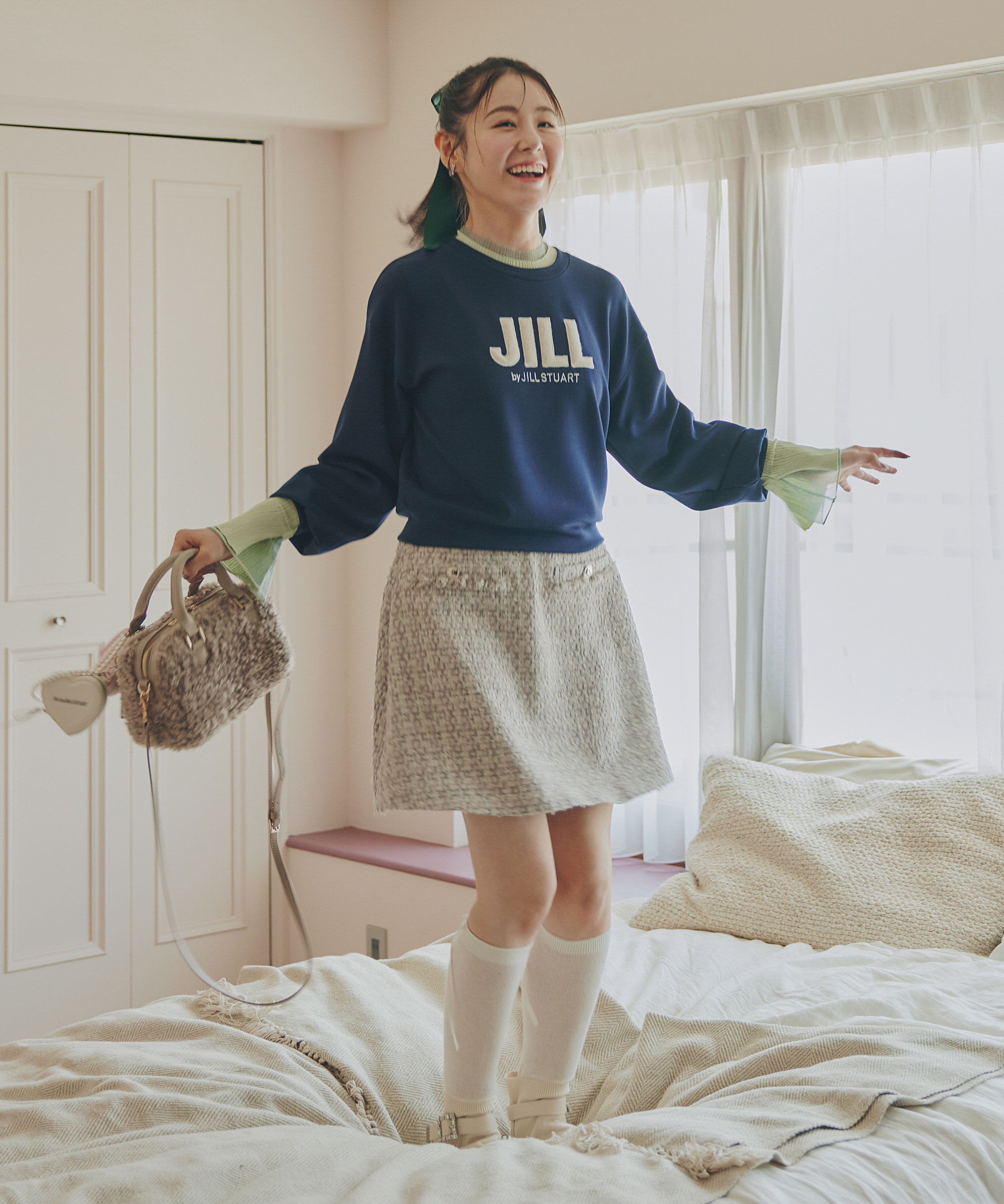  「フェイクファーロゴダイバースウェット」|Tシャツ・カットソー|