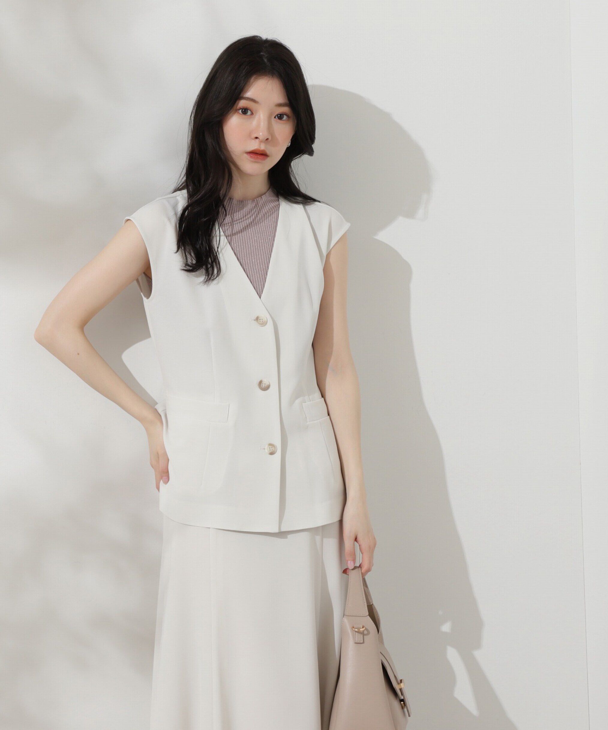 PROPORTION BODY DRESSING「ジレ&times;リブノースリニットセット」|その他|