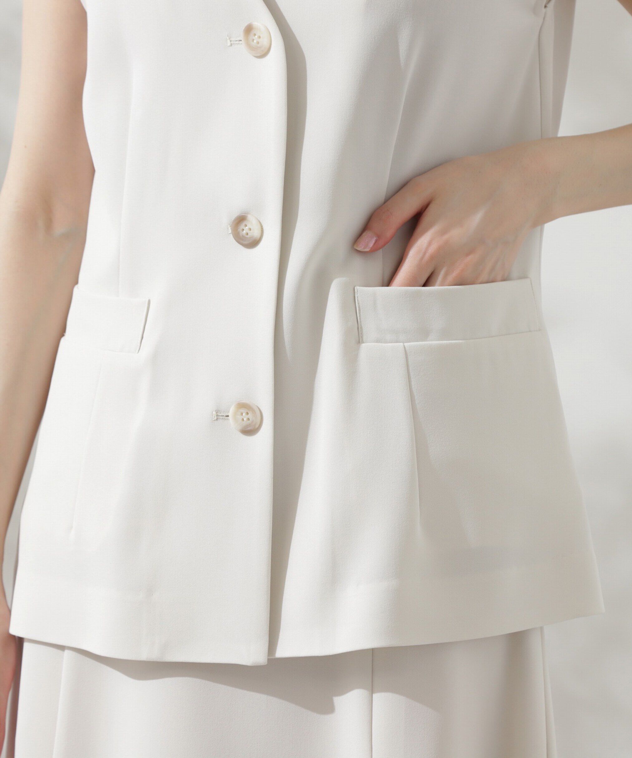 PROPORTION BODY DRESSING「ジレ&times;リブノースリニットセット」|その他|