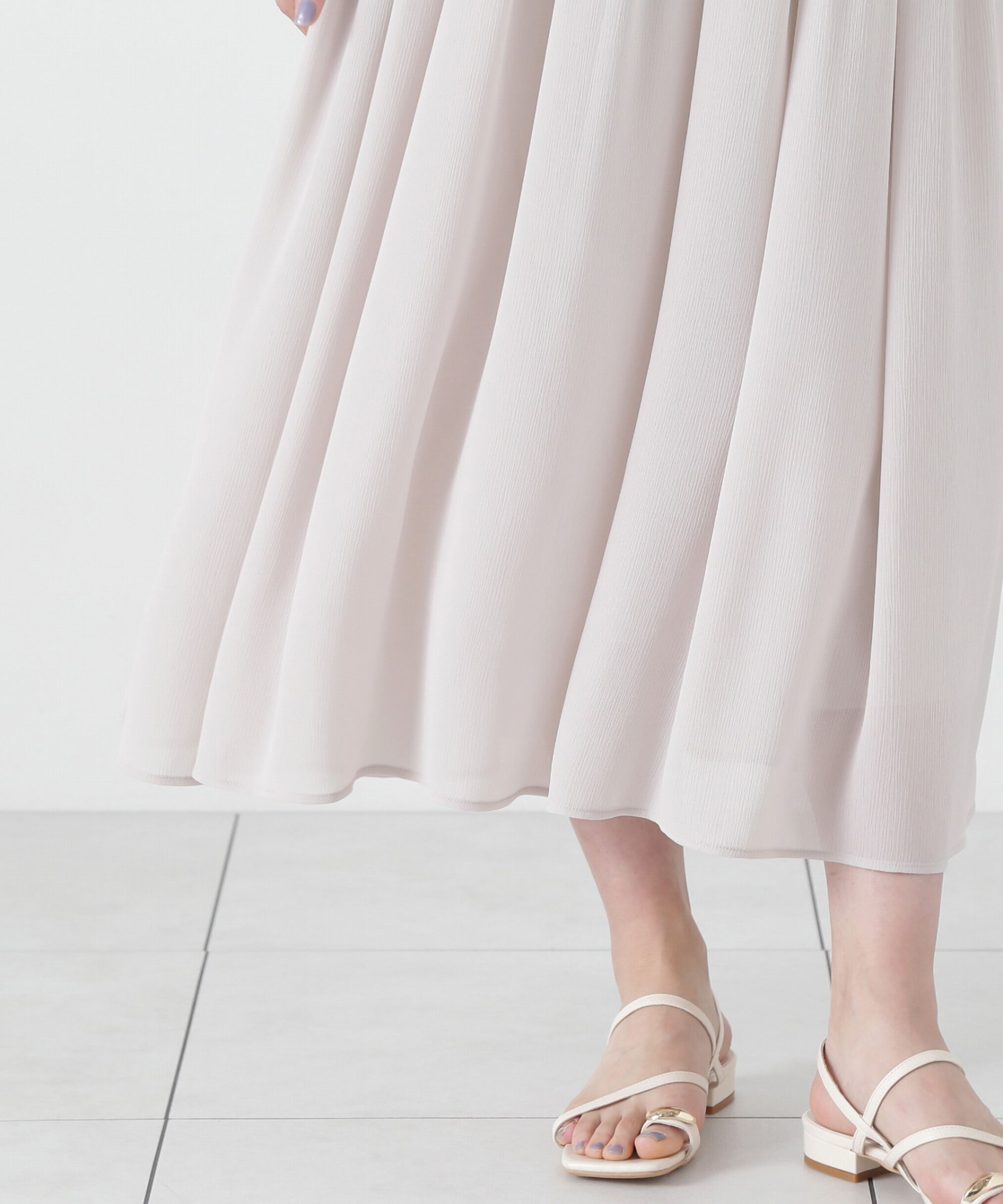 PROPORTION BODY DRESSING「ベルト付きギャザーワンピース」|ワンピース|