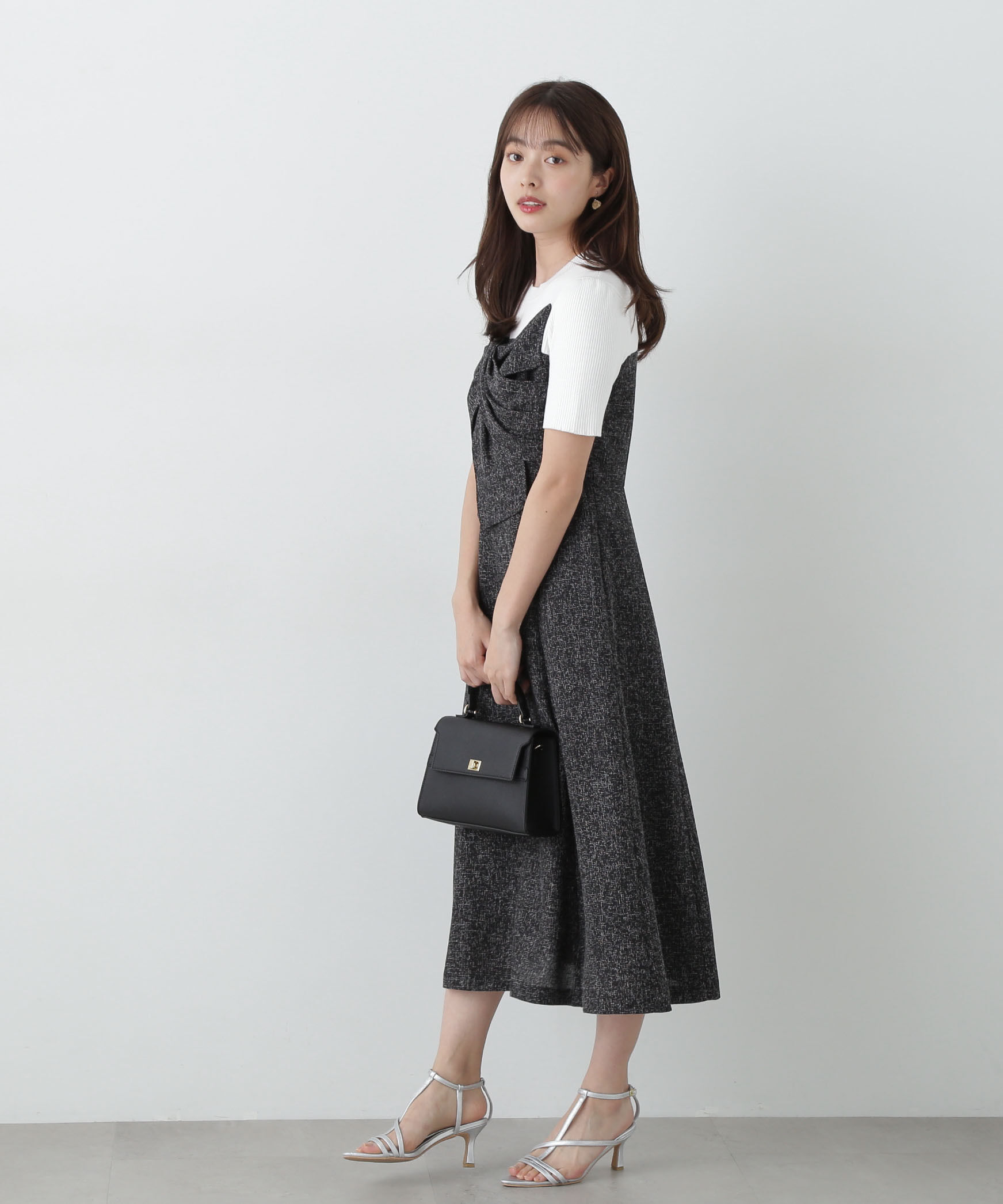 PROPORTION BODY DRESSING「リボンディテールドッキングワンピース」|ワンピース|