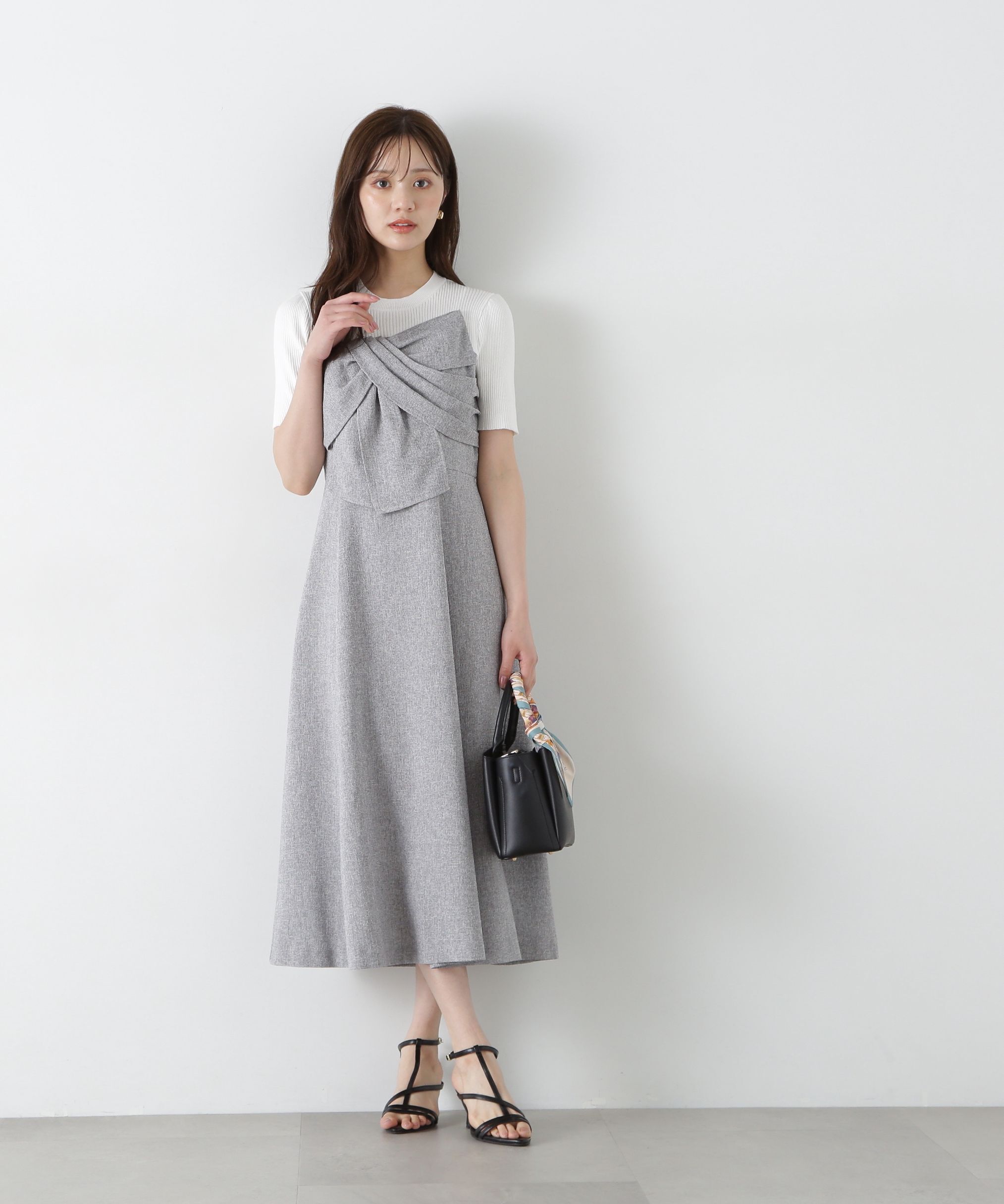 PROPORTION BODY DRESSING「リボンディテールドッキングワンピース」|ワンピース|