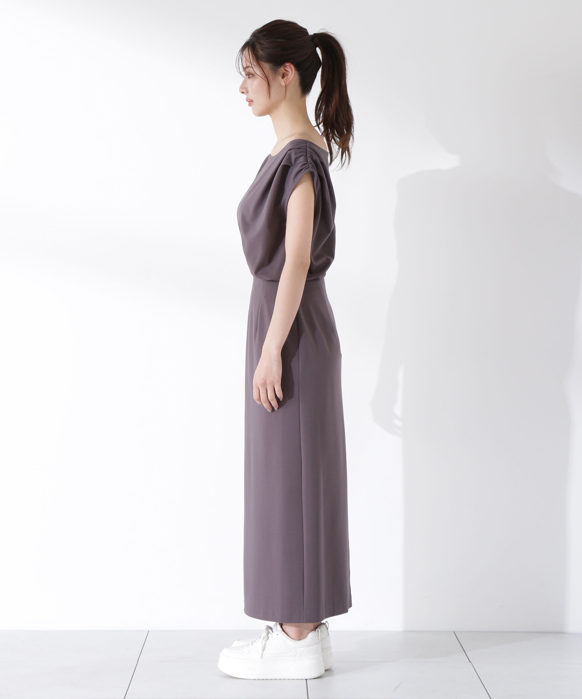 PROPORTION BODY DRESSING「アシメカットワンピース」|ワンピース|