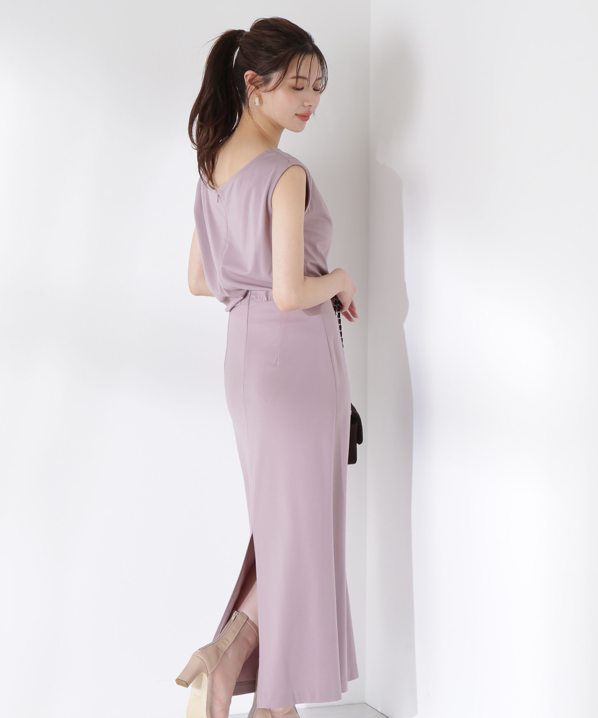 PROPORTION BODY DRESSING「アシメカットワンピース」|ワンピース|