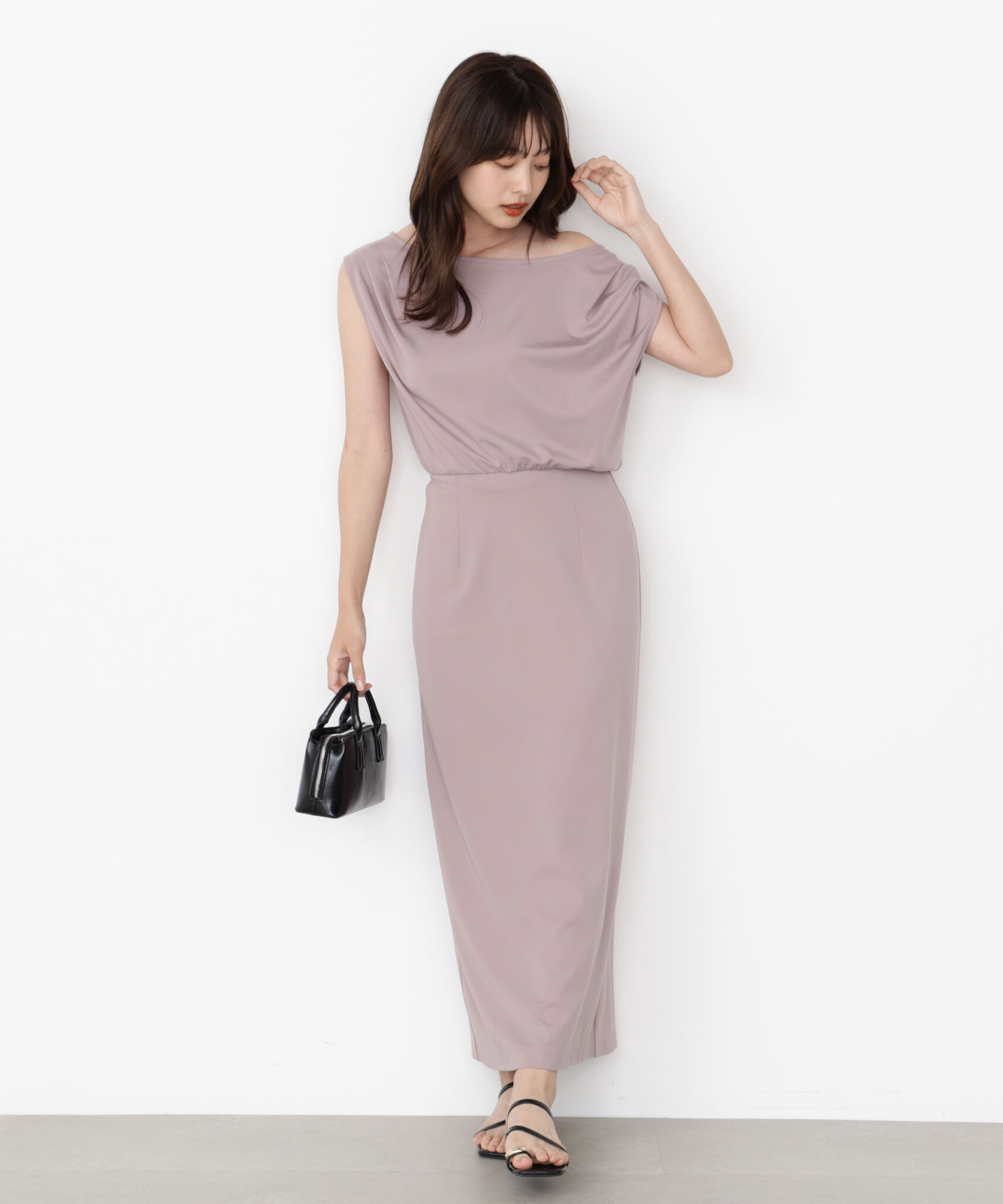 PROPORTION BODY DRESSING「アシメカットワンピース」|ワンピース|