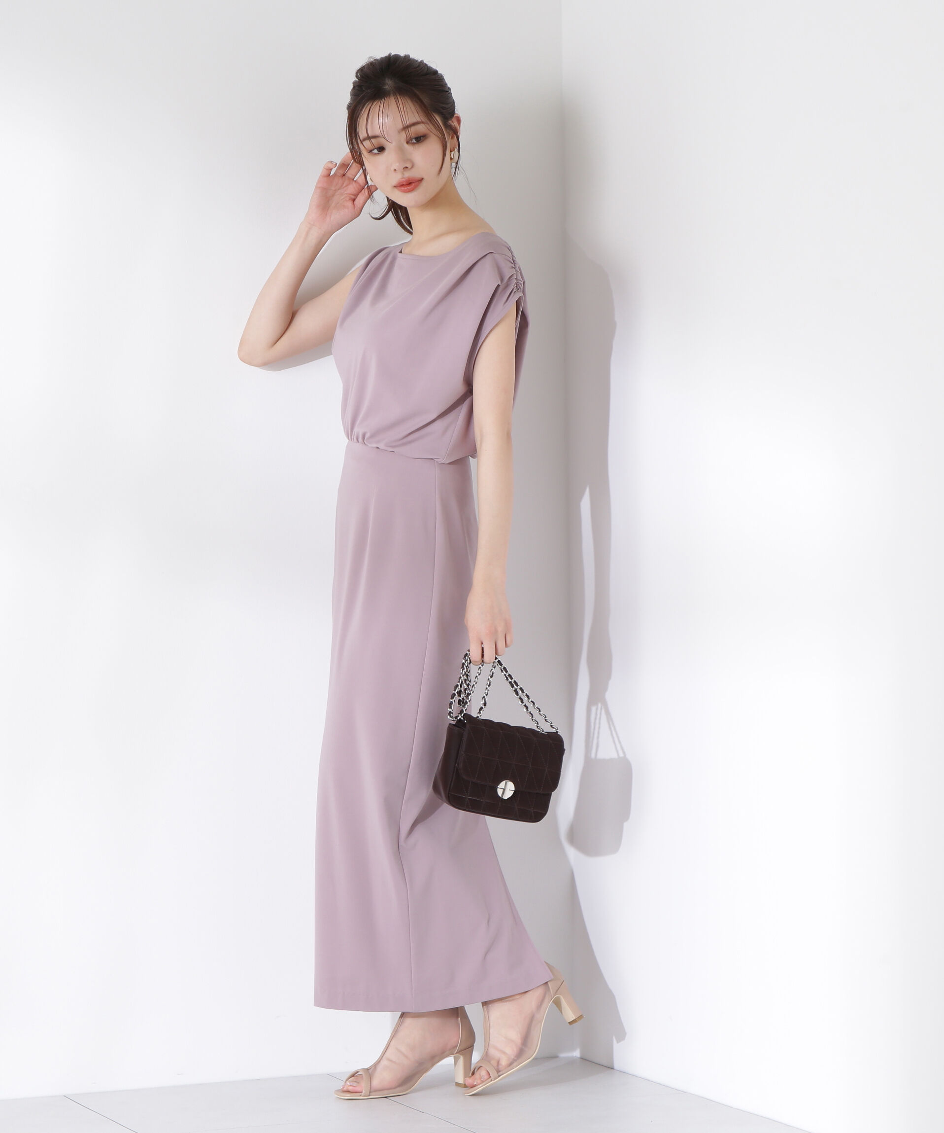 PROPORTION BODY DRESSING「アシメカットワンピース」|ワンピース|