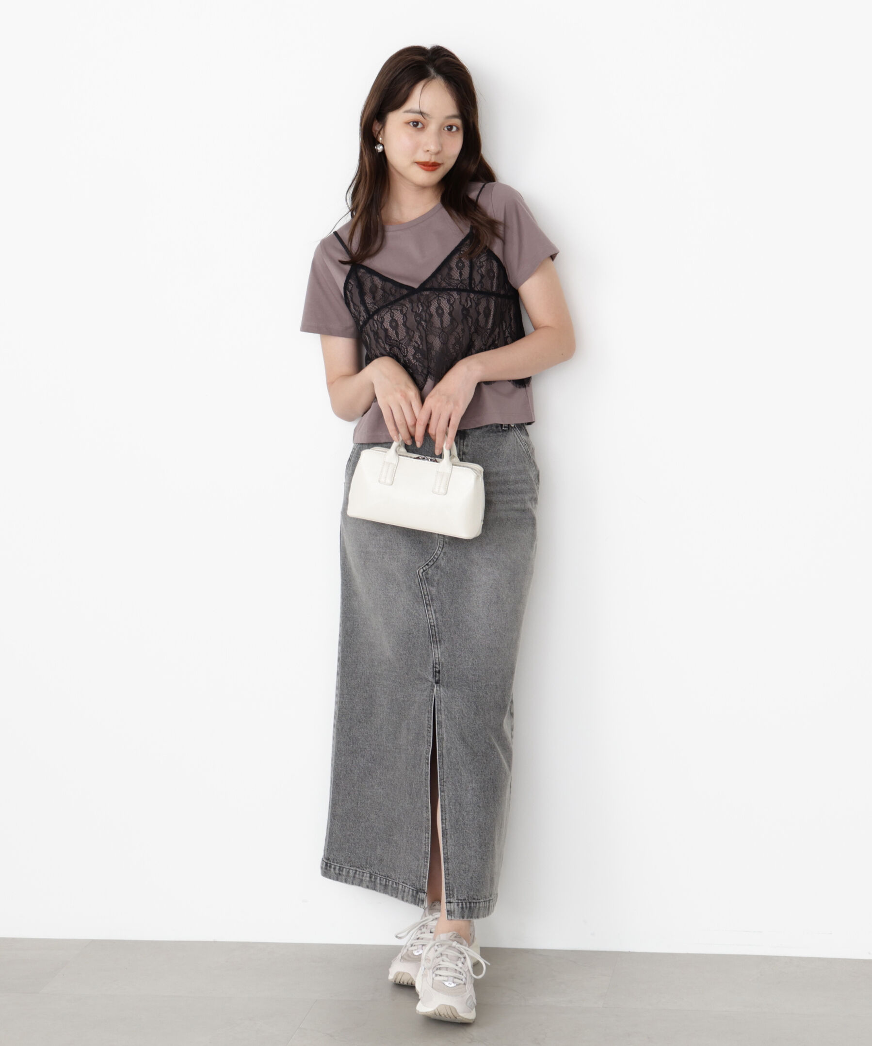 PROPORTION BODY DRESSING「レースキャミセットカットソー」|Tシャツ・カットソー|