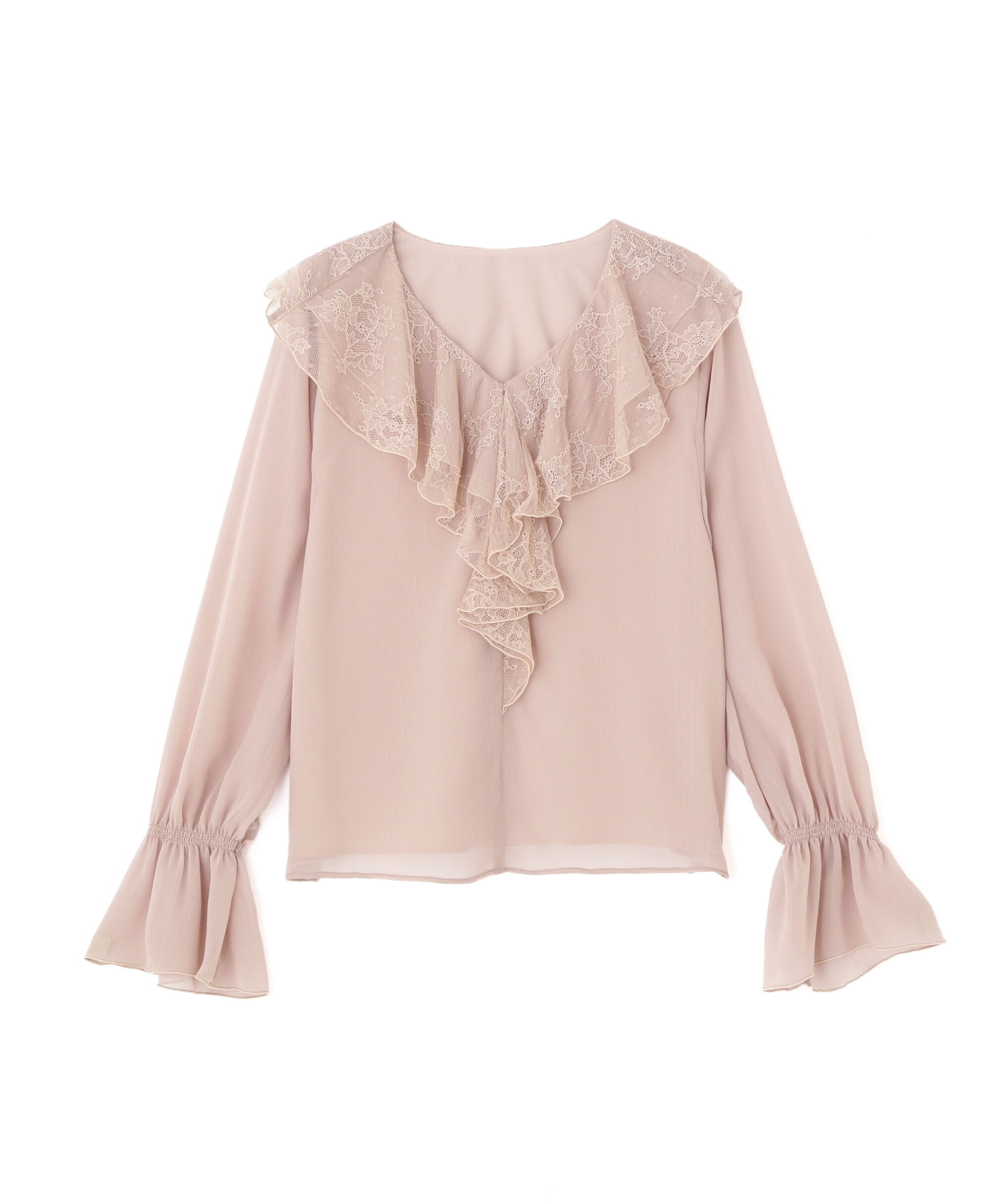 PROPORTION BODY DRESSING「レースフリル楊柳ブラウス」|シャツ・ブラウス|