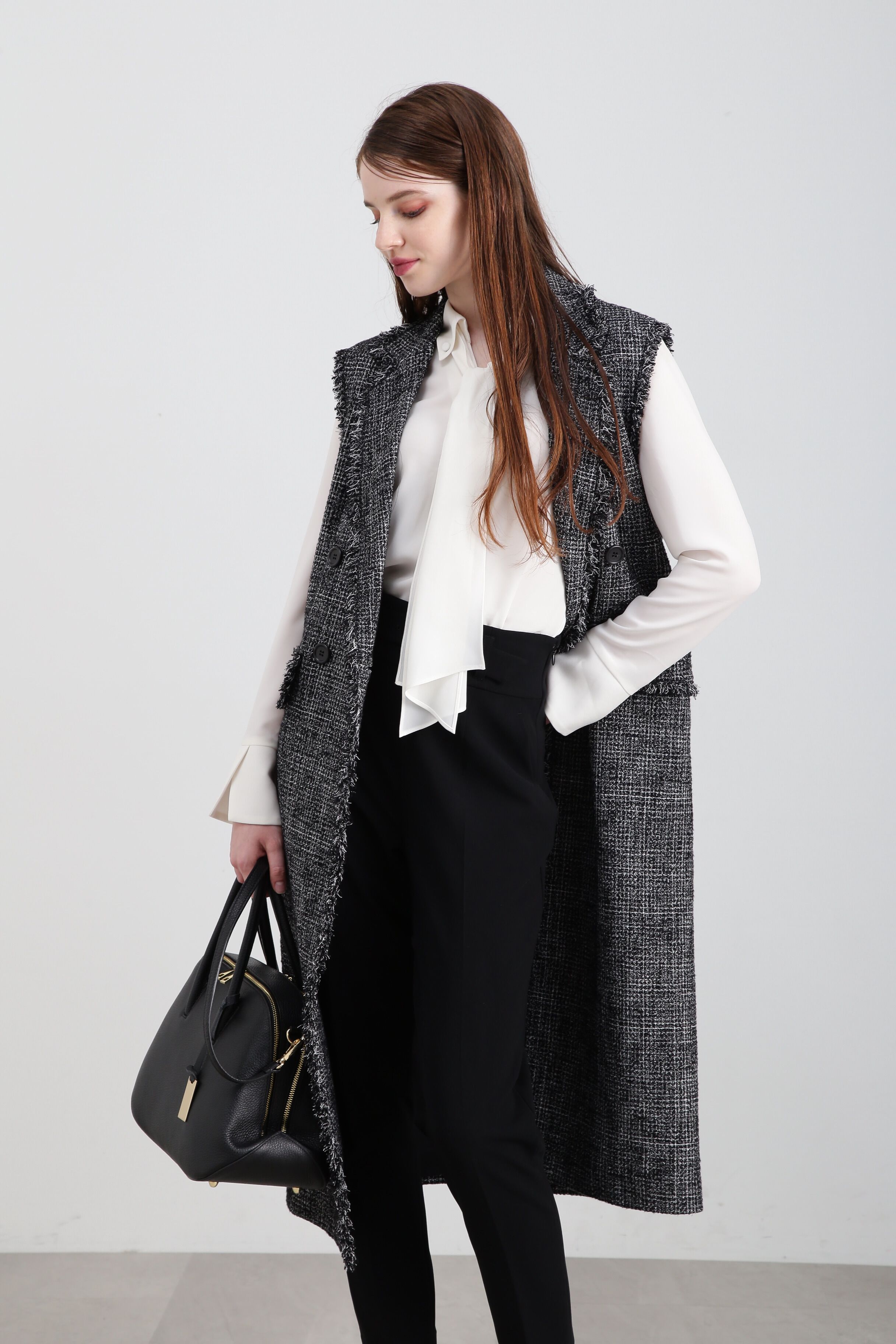  「[URBAN PRECIOUS] ダブルブレストツイードジレ」|その他|