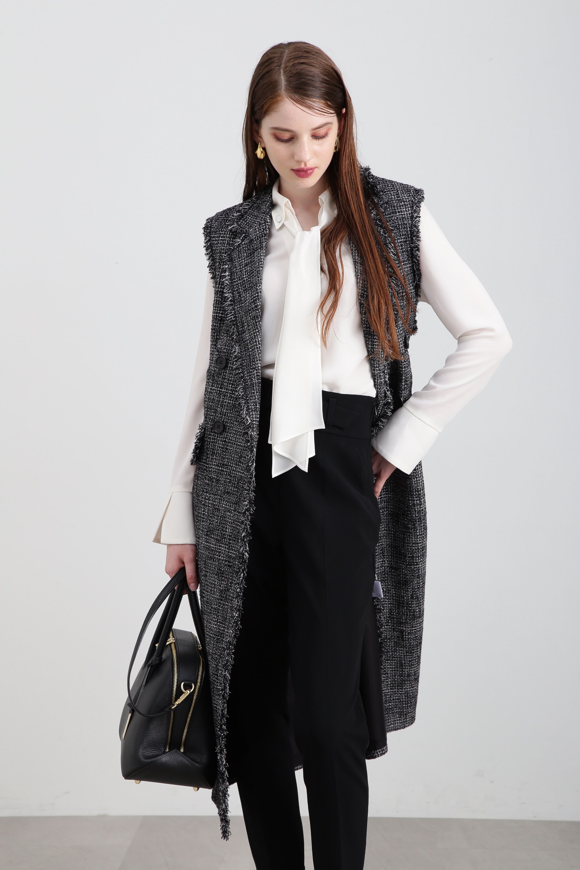  「[URBAN PRECIOUS] ダブルブレストツイードジレ」|その他|