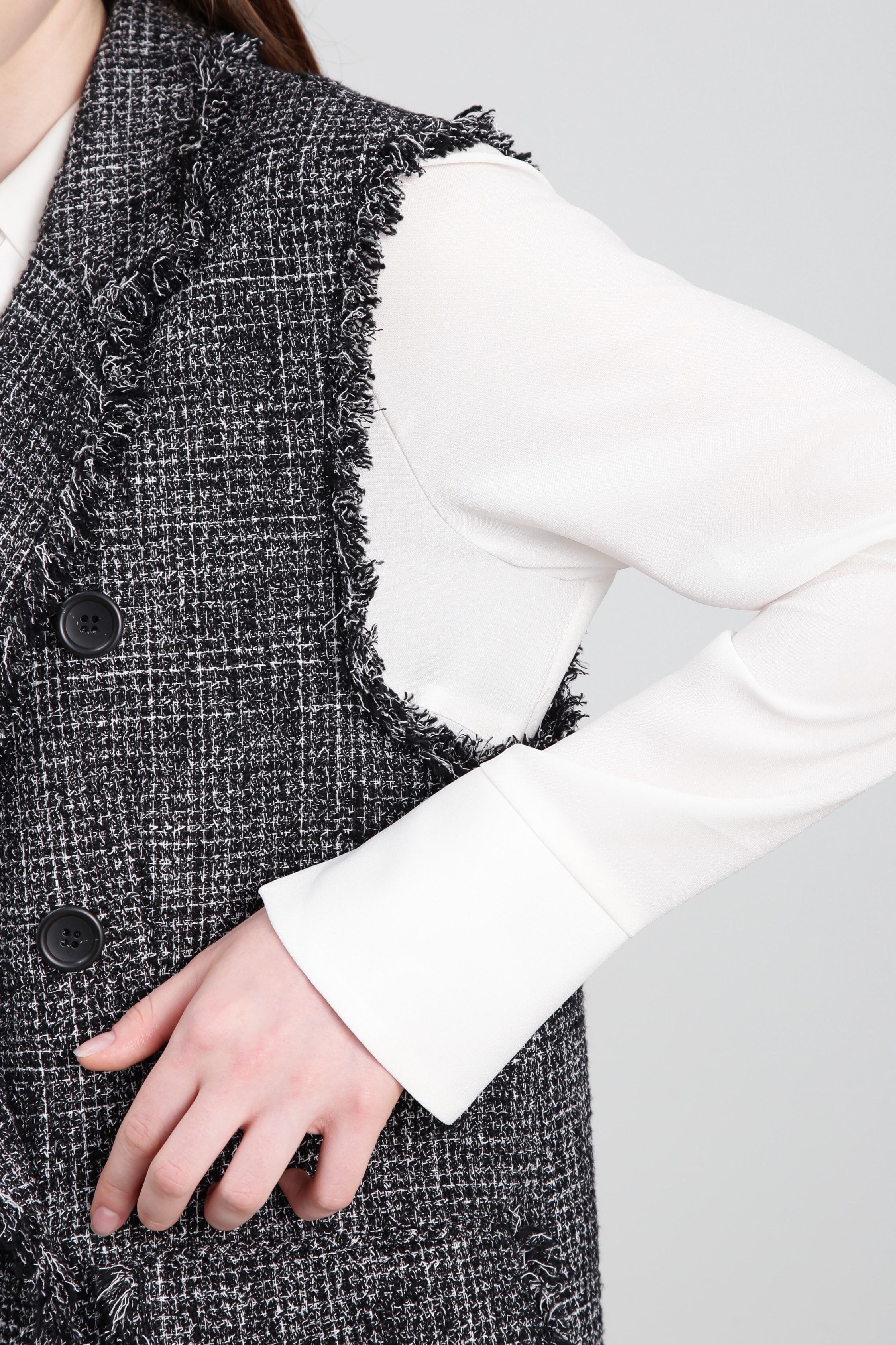  「[URBAN PRECIOUS] ダブルブレストツイードジレ」|その他|