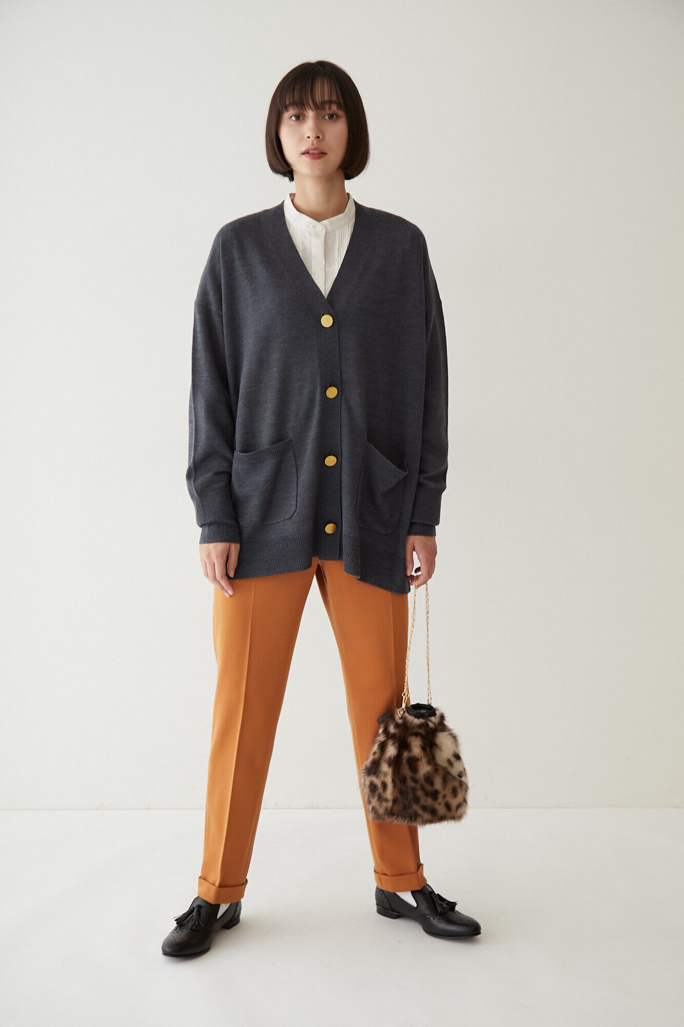  「◆ウールカラーテーパードパンツ」|その他|