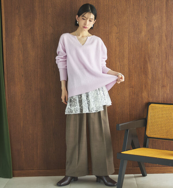 Doux archives「レースオーバースカーフ」|バンダナ・スカーフ|