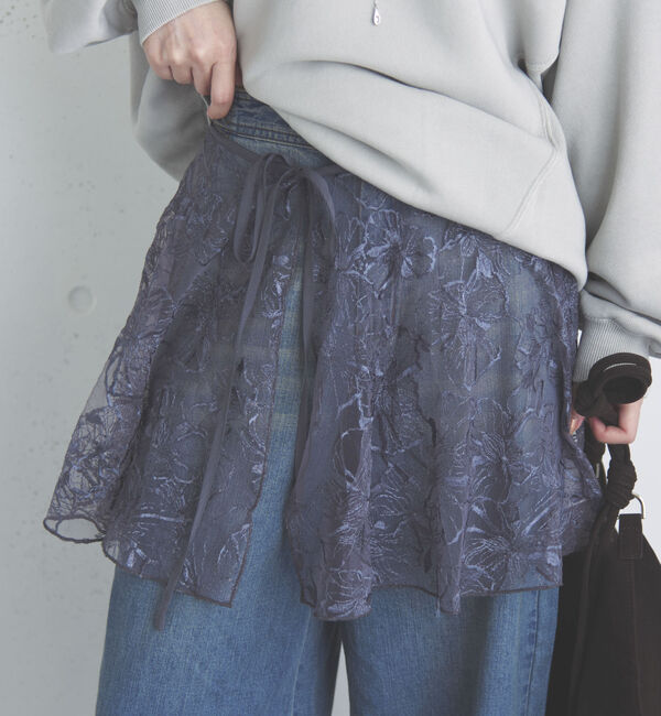 Doux archives「レースオーバースカーフ」|バンダナ・スカーフ|