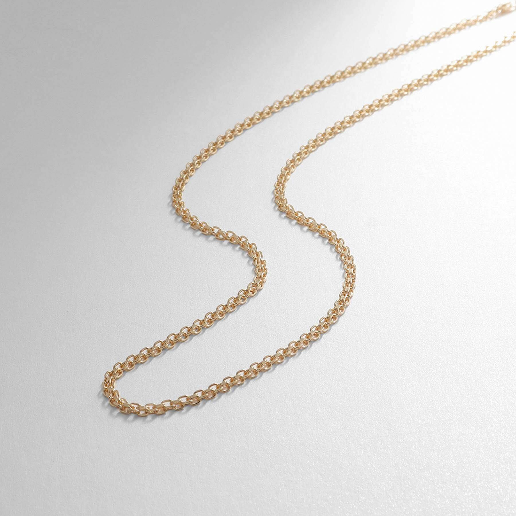 COCOSHNIK「K18レースチェーン ネックレス」|ネックレス|イエローゴールド(1