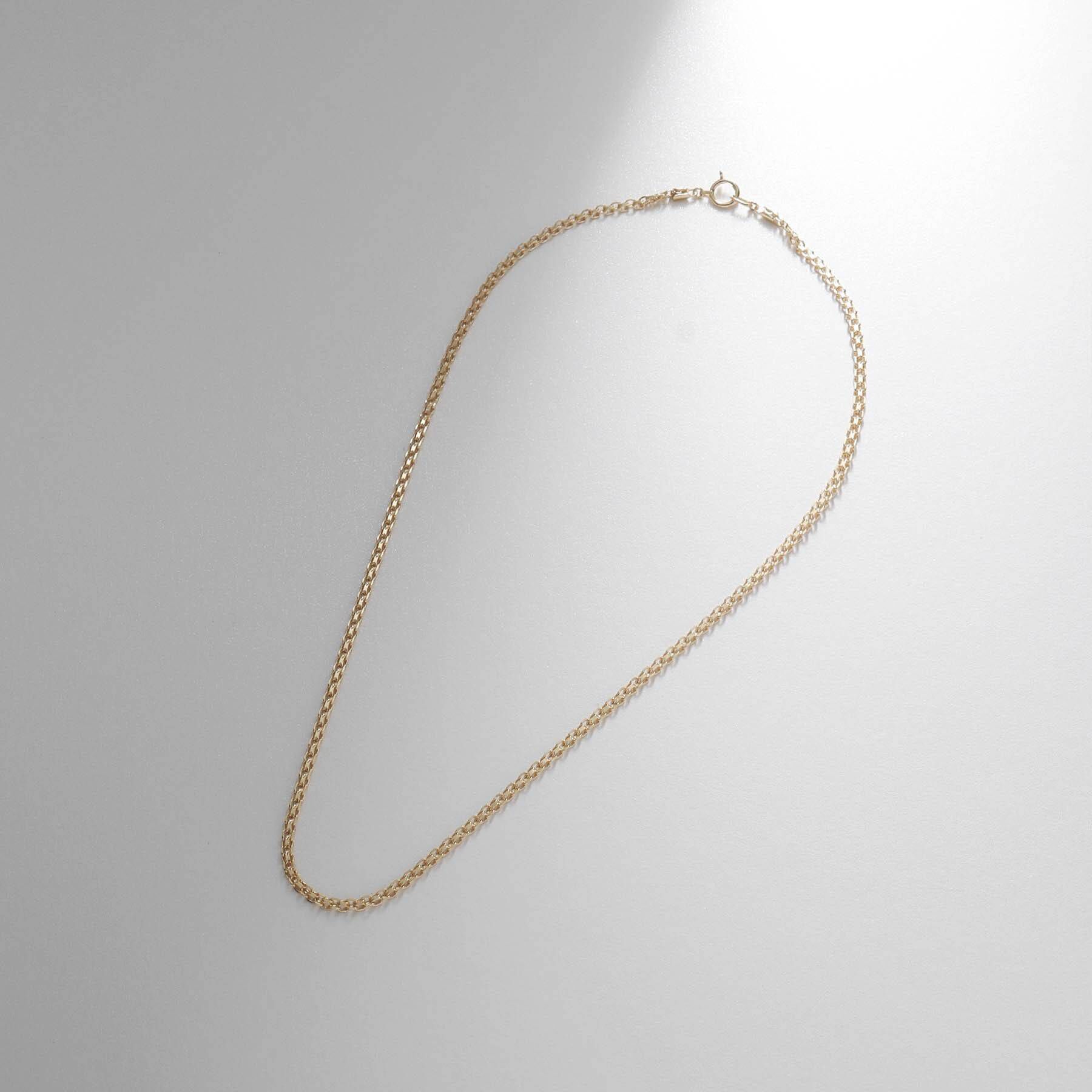 COCOSHNIK「K18レースチェーン ネックレス」|ネックレス|