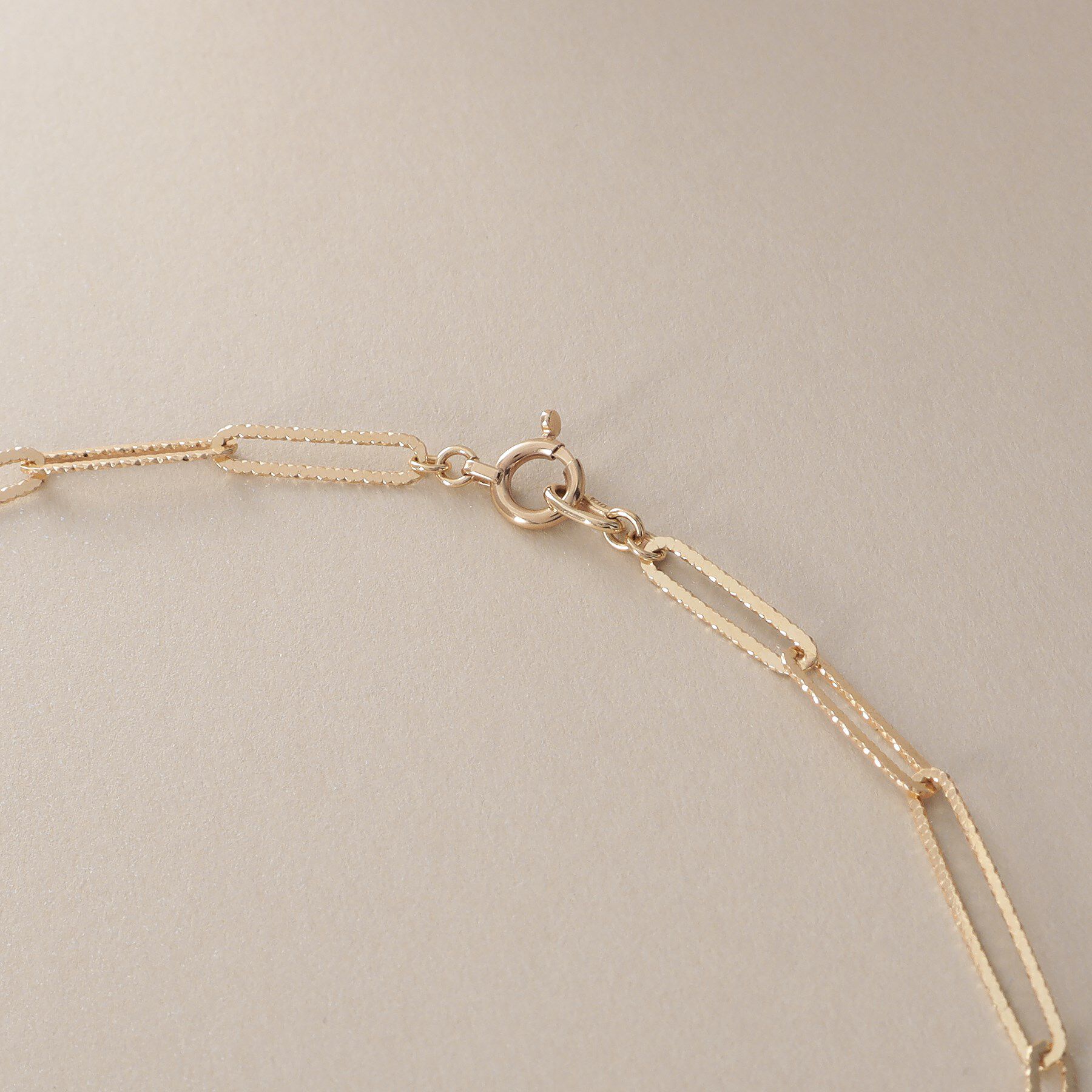 COCOSHNIK「K10カットPCフィガロ ネックレス」|ネックレス|