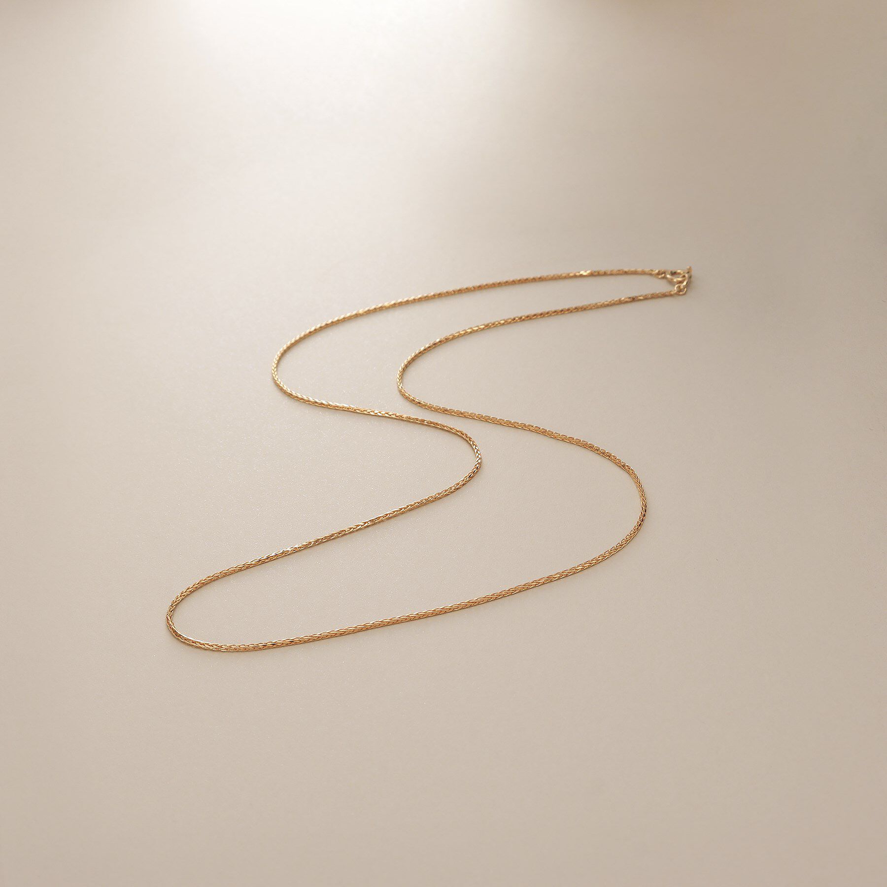 COCOSHNIK「K18スパイクトリプル ネックレス」|ネックレス|イエローゴールド(1