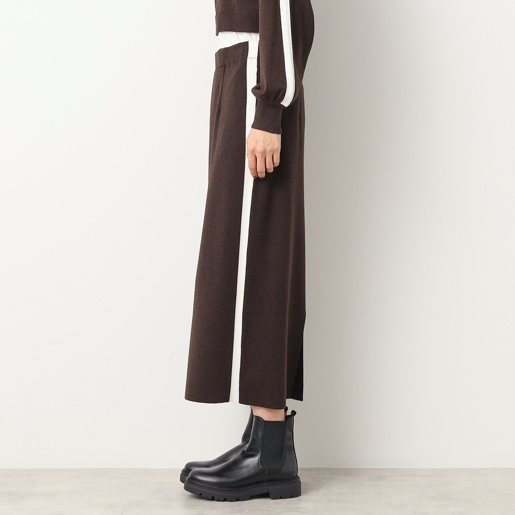 Dessin「【セットアップ企画・洗える】シャツ付きニット＆スカート」|スーツ|