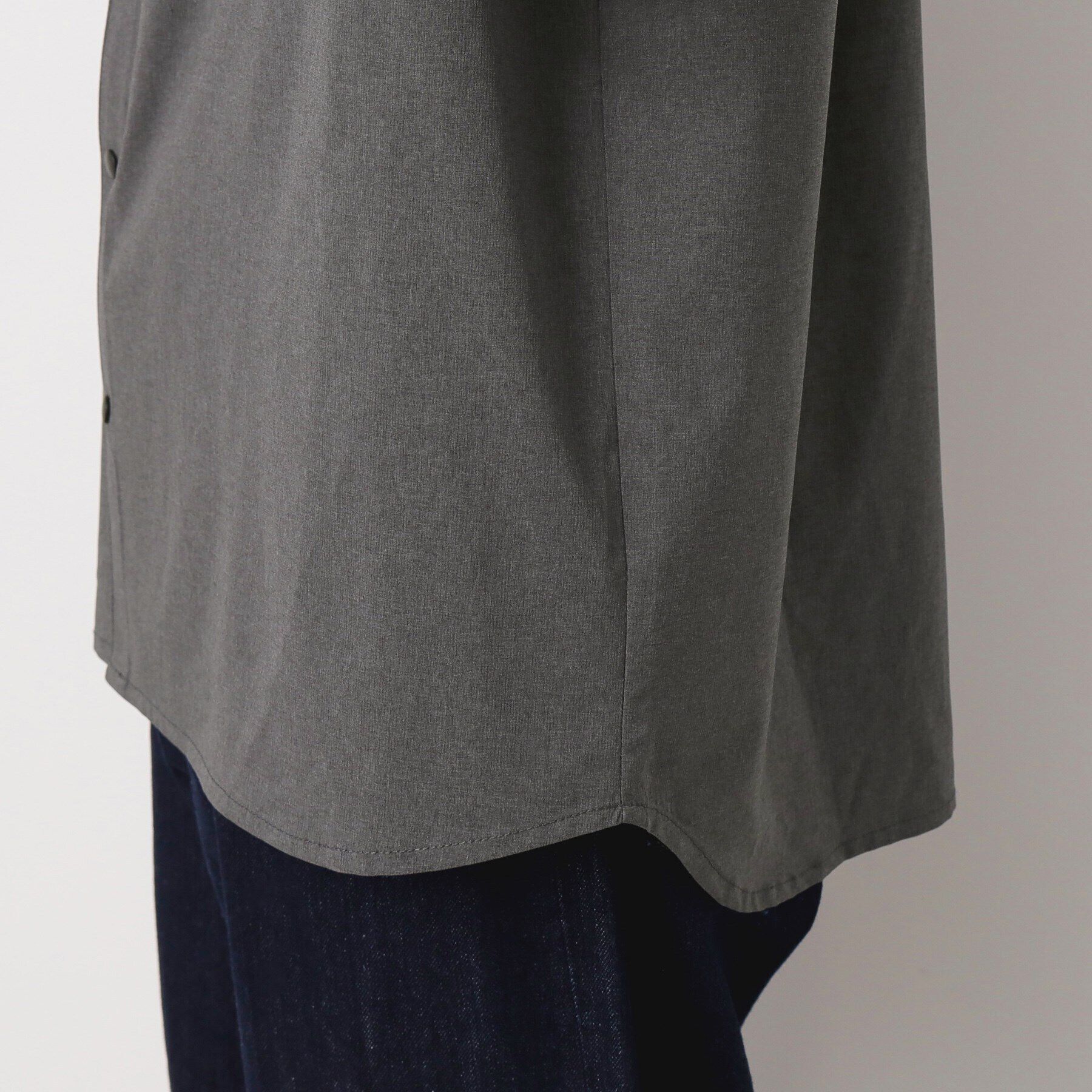 Dessin「【撥水素材】スナップボタンシャツ」|シャツ・ブラウス|