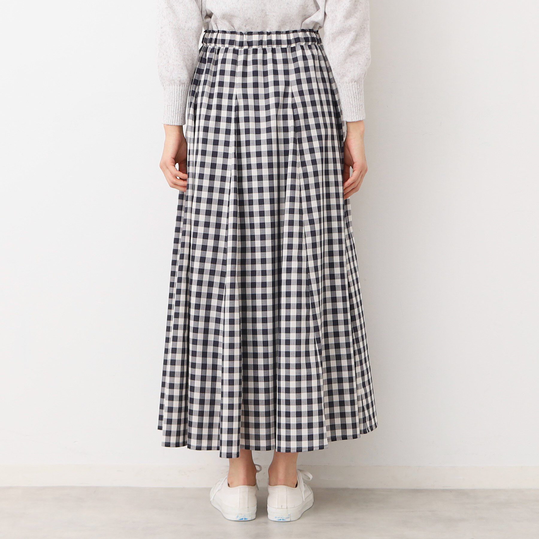 Dessin「【ウエストゴム・4サイズ展開】映えチェック柄スカート（XS～L）」|スカート|