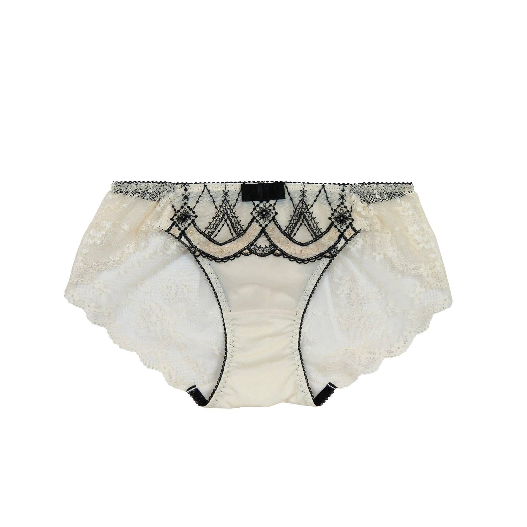 Risa Magli「ラスティ レースショーツ」|インナー|ﾎﾜｲﾄ(001)