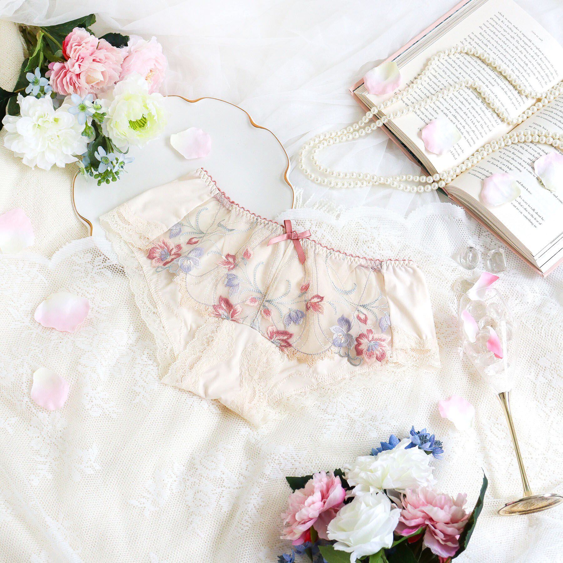 Risa Magli「テリン ヒップハング」|インナー|ピンク(071)