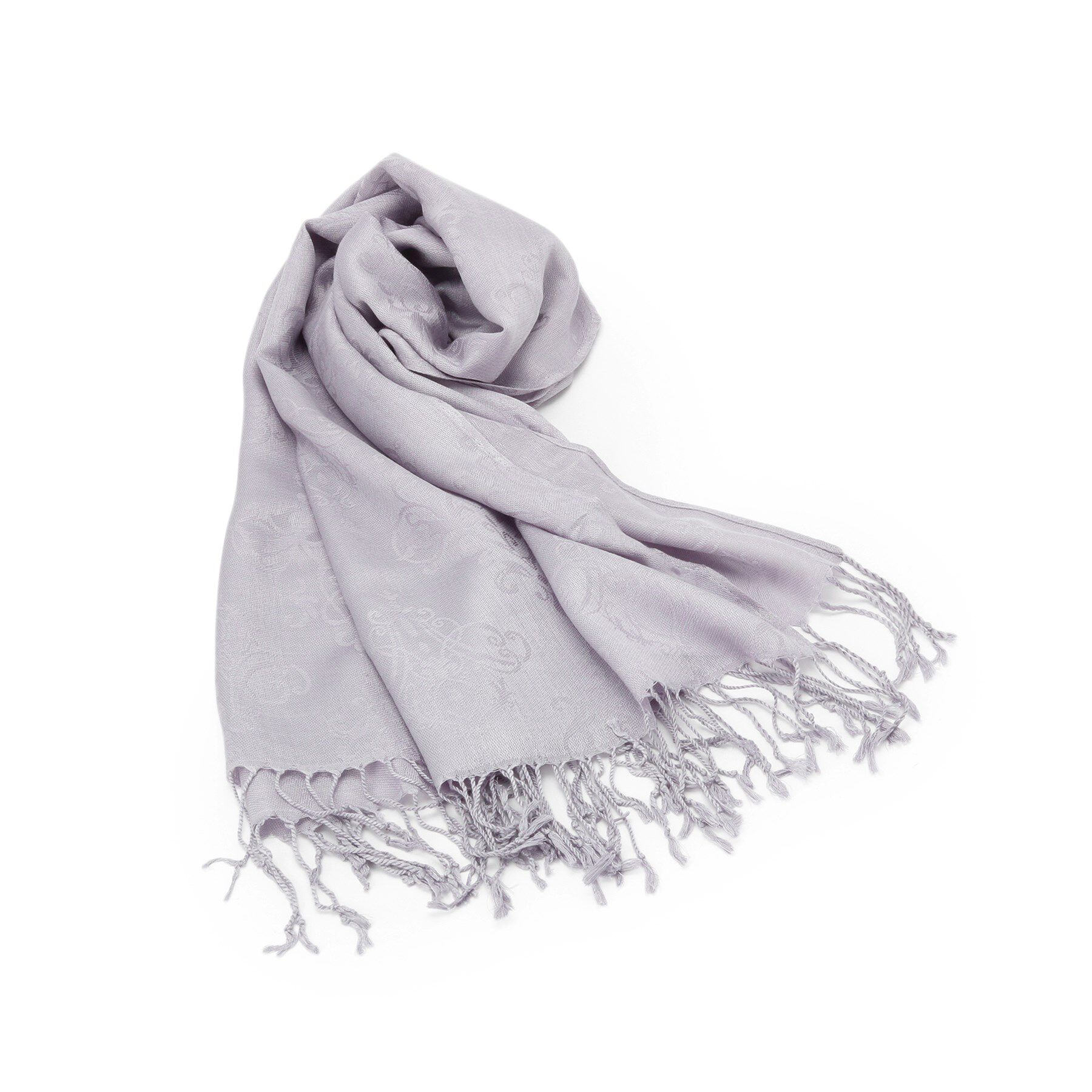 ITS&rsquo;DEMO「【手洗い可／UV】薄手ダマスクジャガードストール」|ストール|ラベンダー(180)